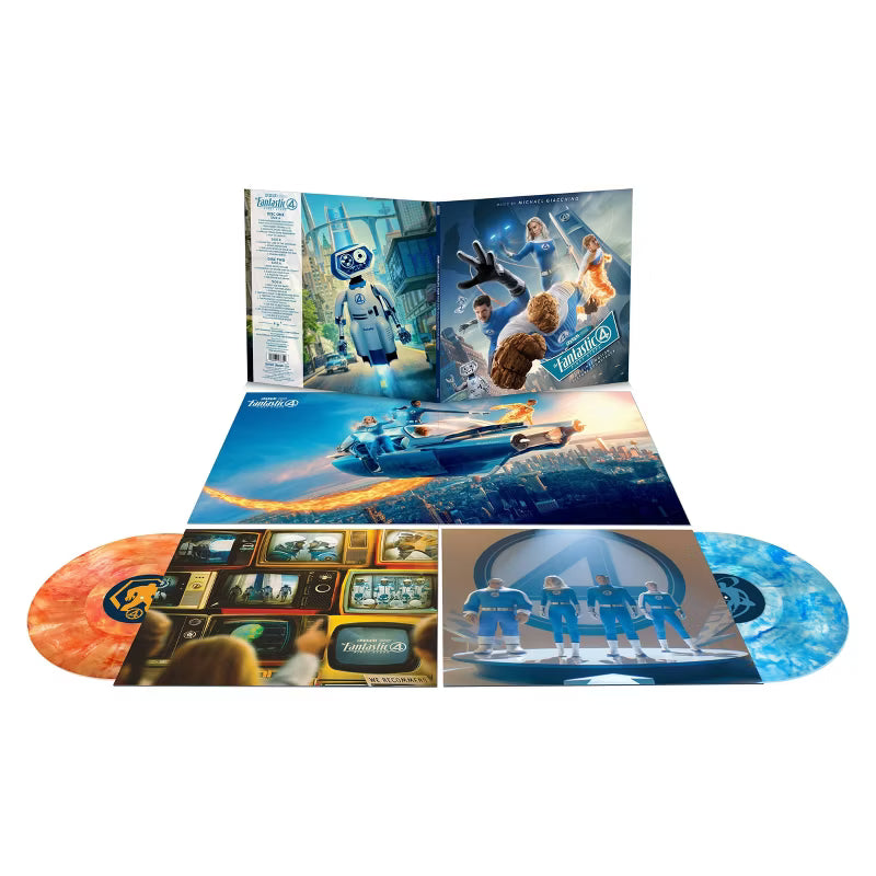 Michael Giacchino - The Fantastic Four: First Steps (Original Motion Picture Soundtrack) [Blue & Orange Marble Vinyl]