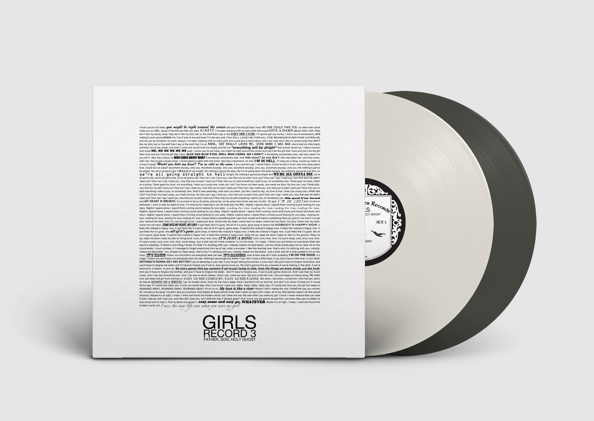 Girls - Father, Son, Holy Ghost [Milky Clear / Black Ice Vinyl]