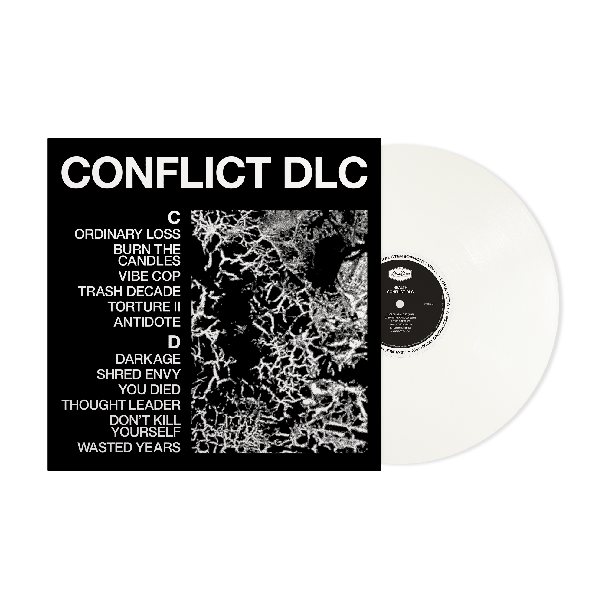 [PRE-ORDER] HEALTH - CONFLICT DLC [Indie-Exclusive White Vinyl w/ Signed Insert] [Release Date: 06/26/2026]