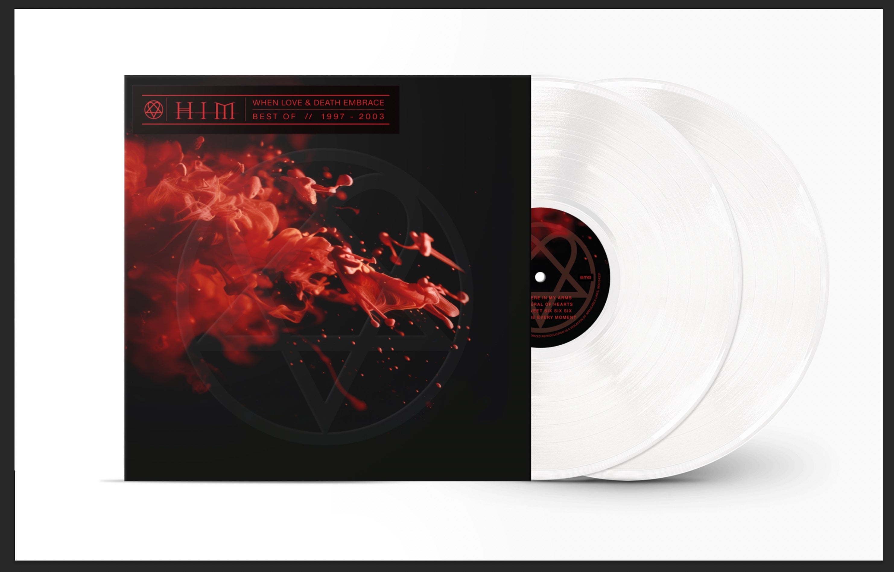 HIM - When Love and Death Embrace [2-lp White Vinyl]