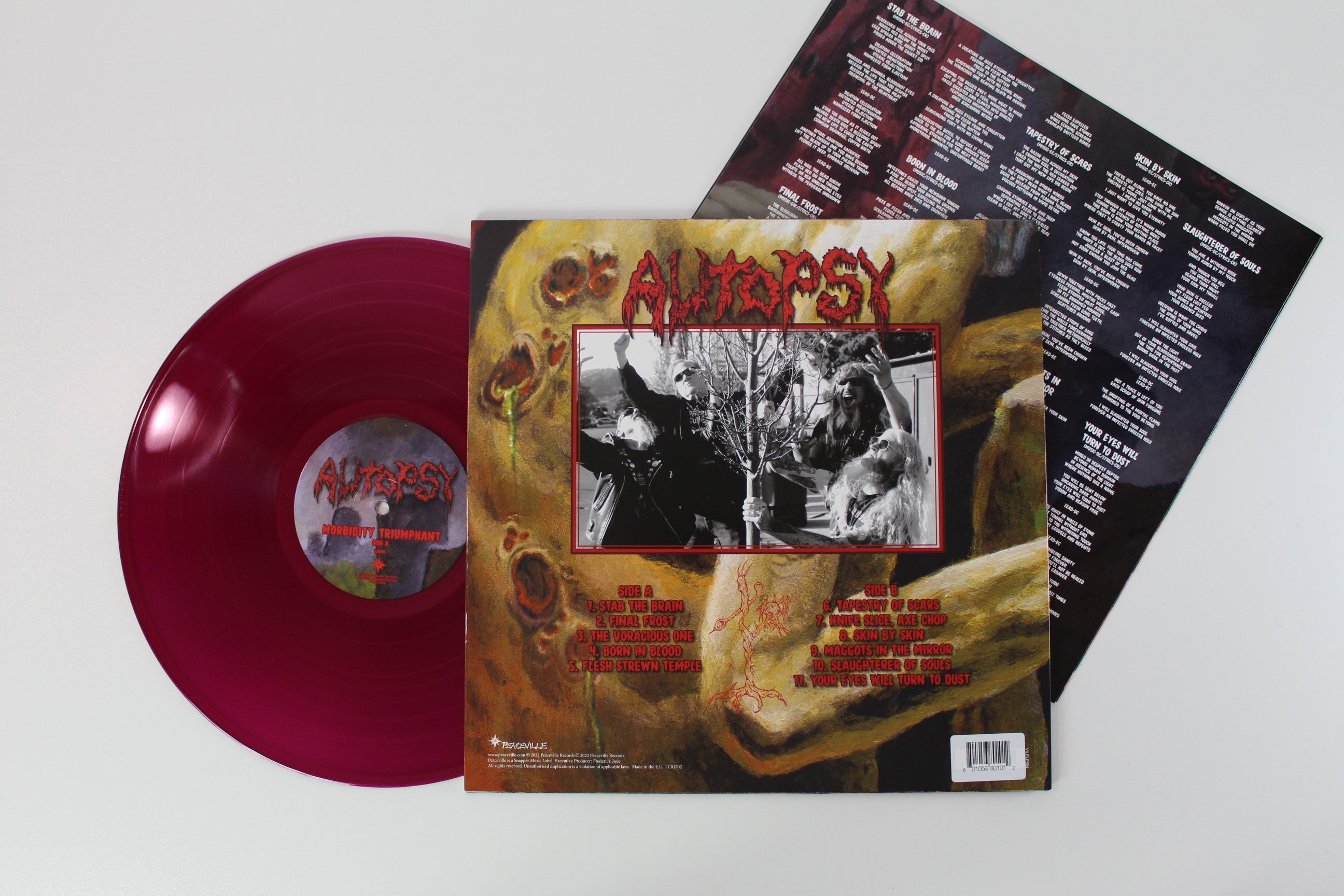 Autopsy - Morbidity Triumphant on Peaceville Ltd. Magenta Vinyl