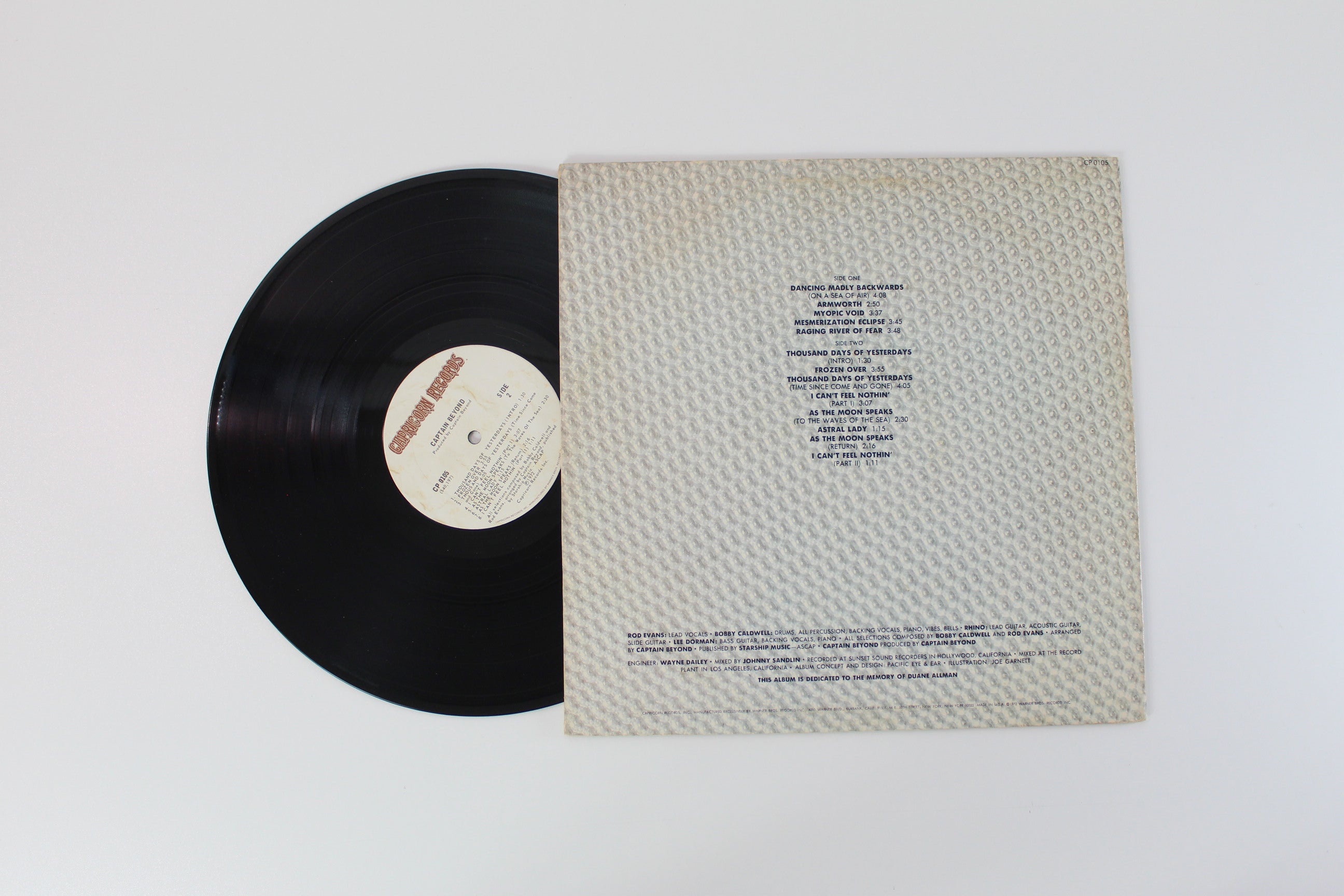 Captain Beyond - Captain Beyond on Capricorn Records w/ Lenticular Cover
