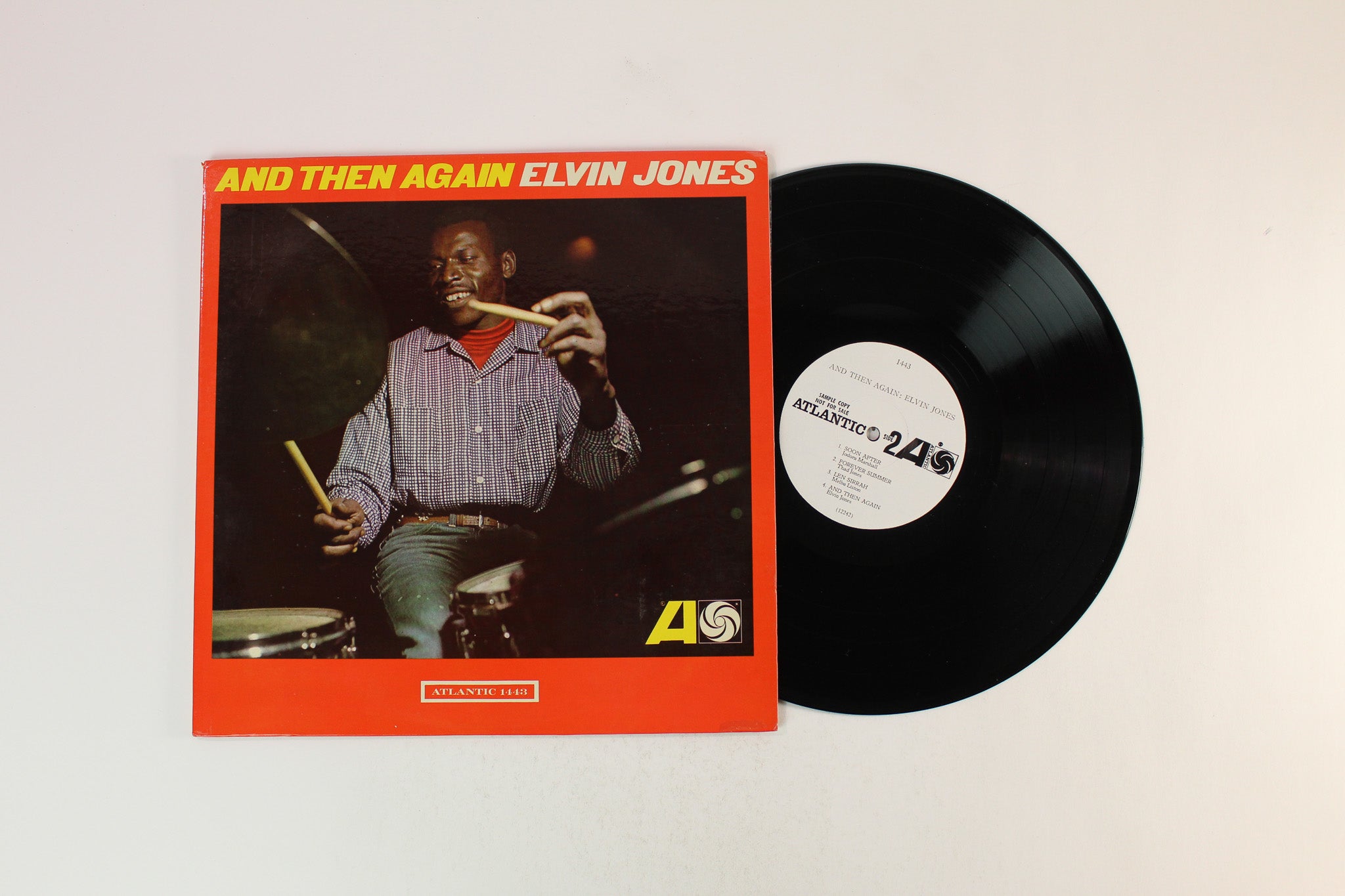Elvin Jones - And Then Again on Atlantic Mono Promo