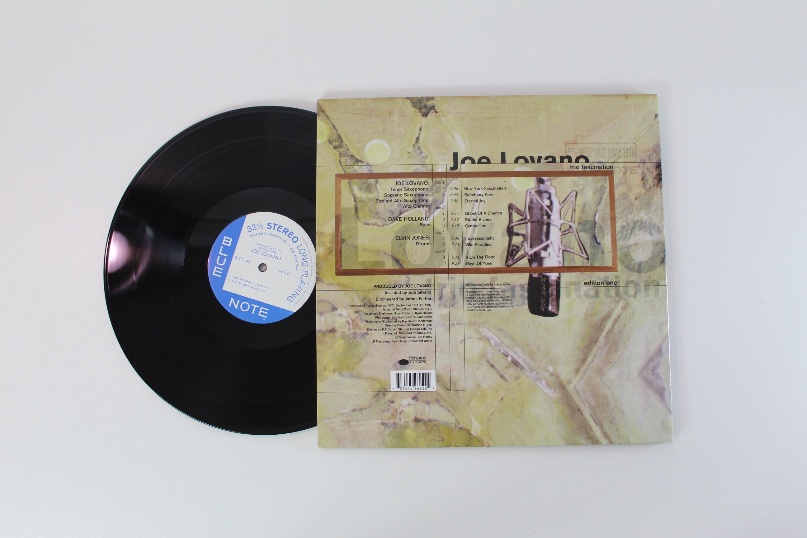 Joe Lovano - Trio Fascination - Edition One on Blue Note Tone Poet Series Reissue
