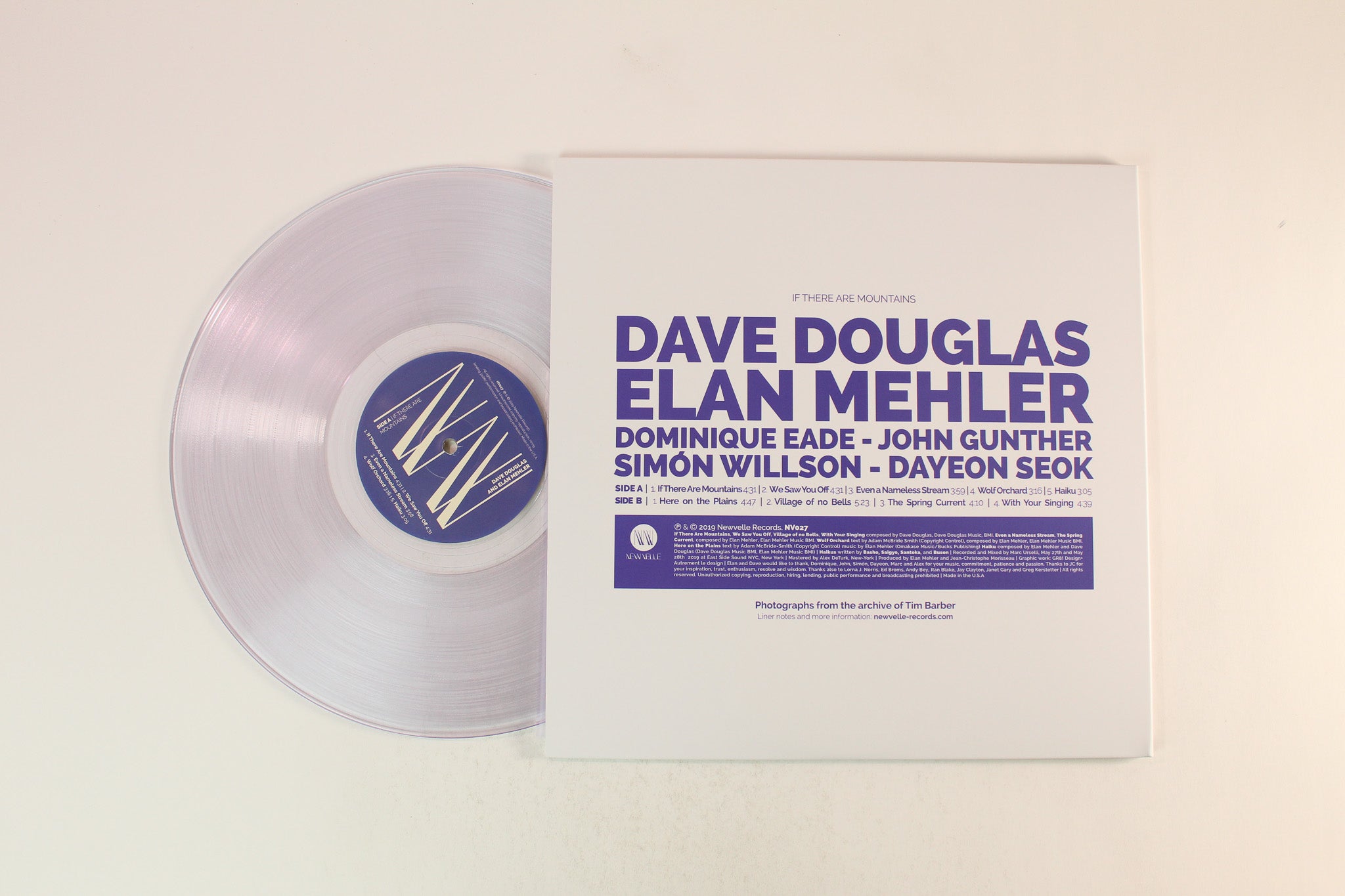 Dave Douglas - If There Are Mountains on Newvelle Clear Vinyl