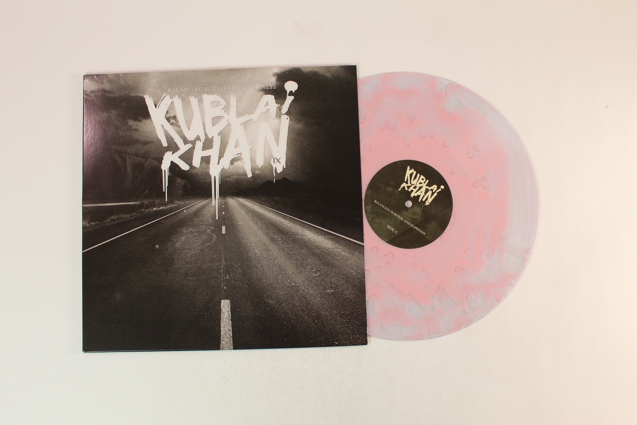 Kublai Khan - Balancing Survival & Happiness on Artery Ltd Numbered Clear w/ Pink Cloudy