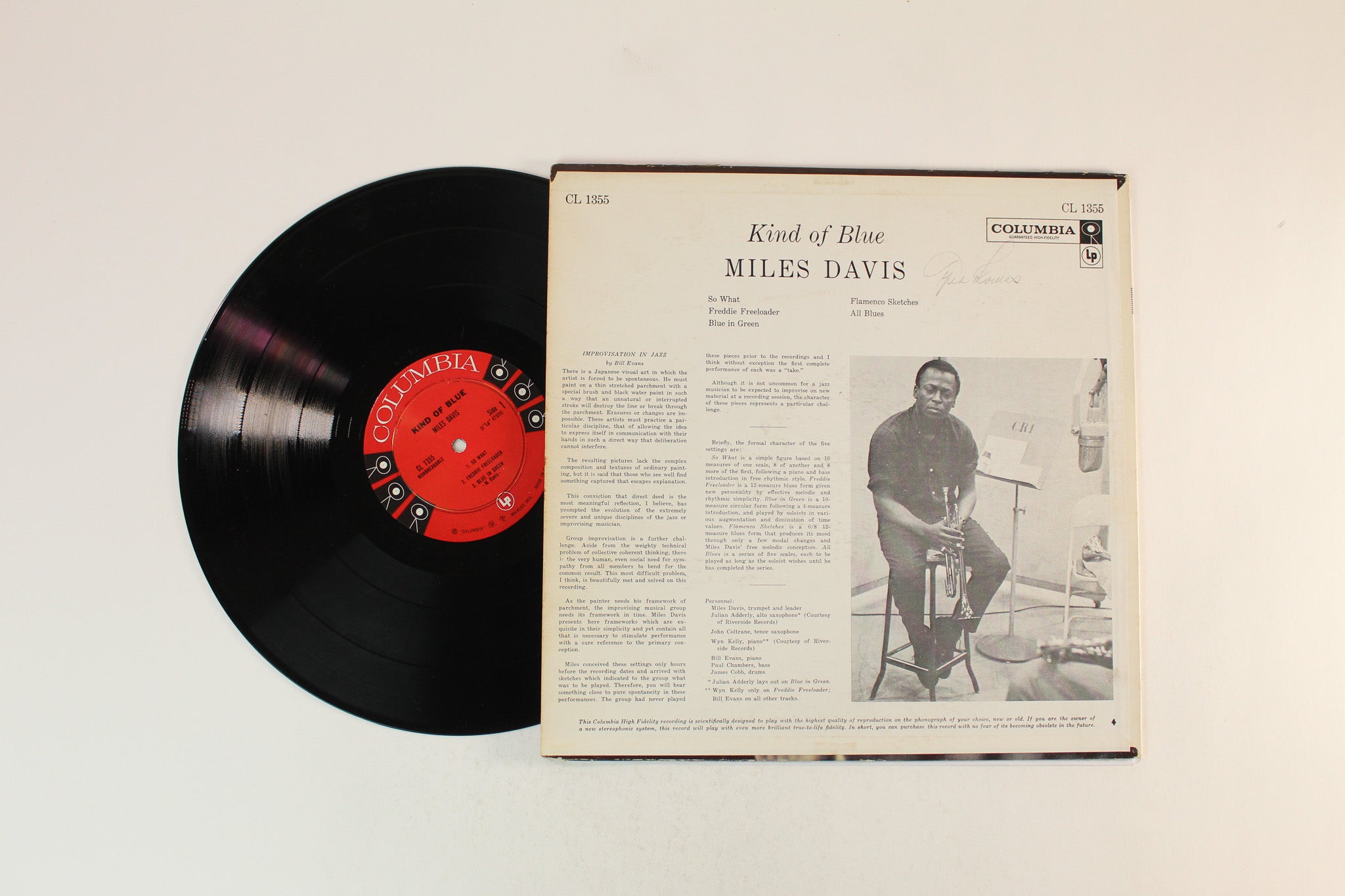 Miles Davis - Kind Of Blue on Columbia 6 Eye Mono