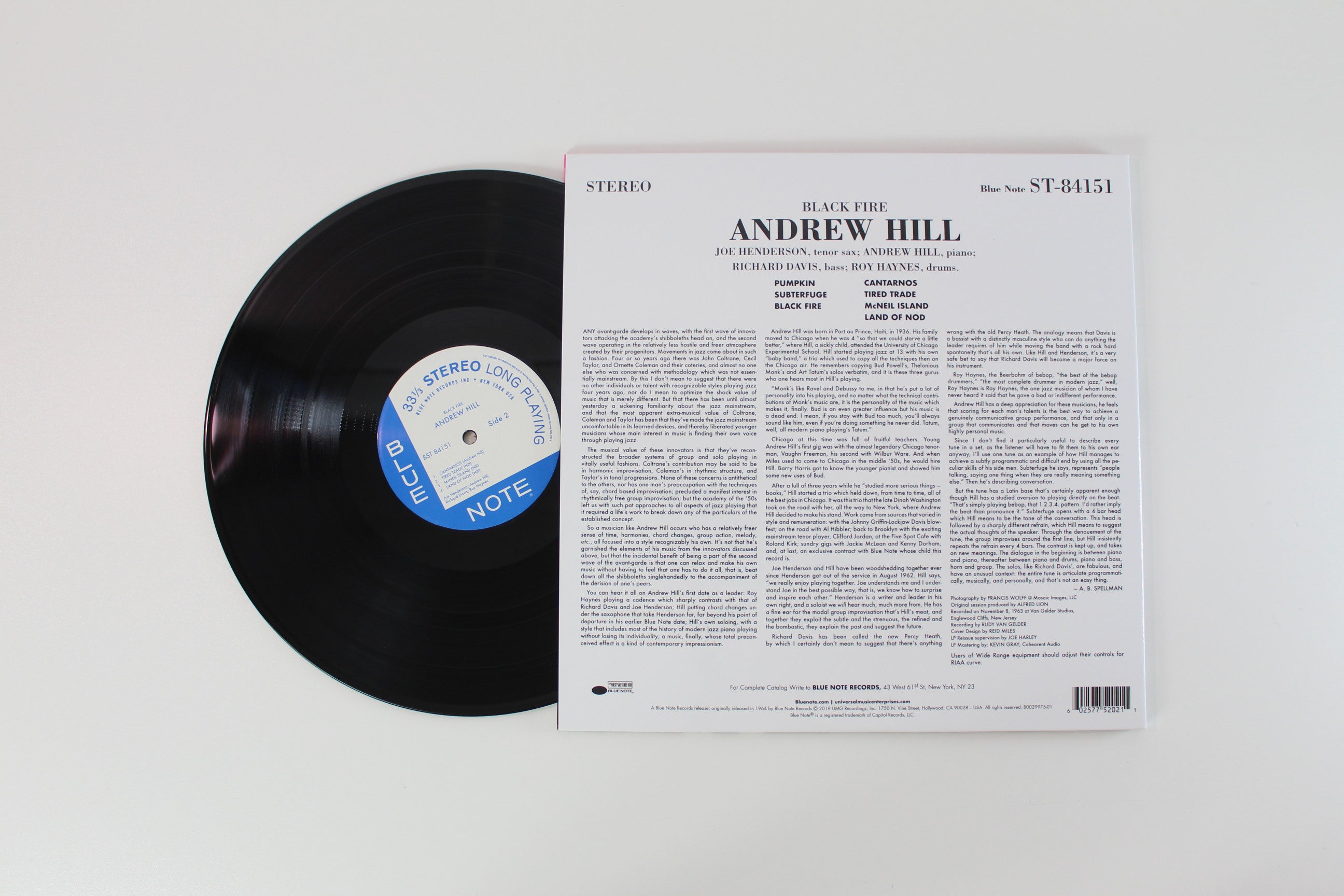 Andrew Hill - Black Fire on Blue Note Tone Poet Series Reissue