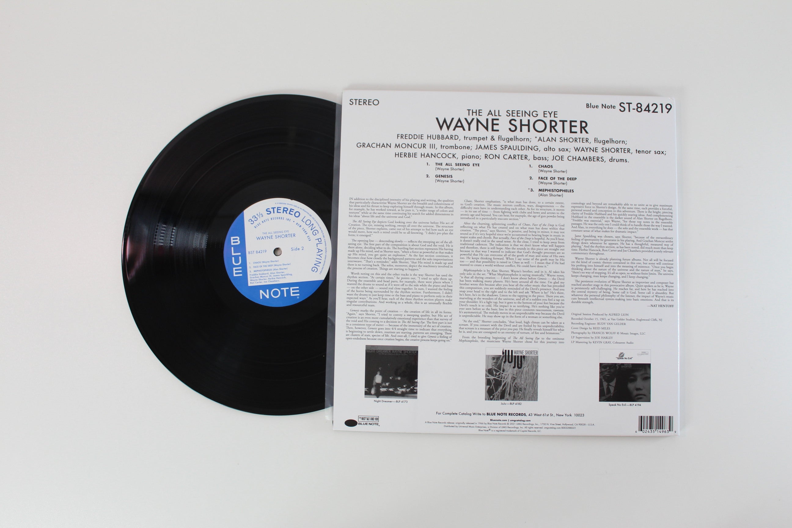 Wayne Shorter - The All Seeing Eye on Blue Note Tone Poet Series Reissue