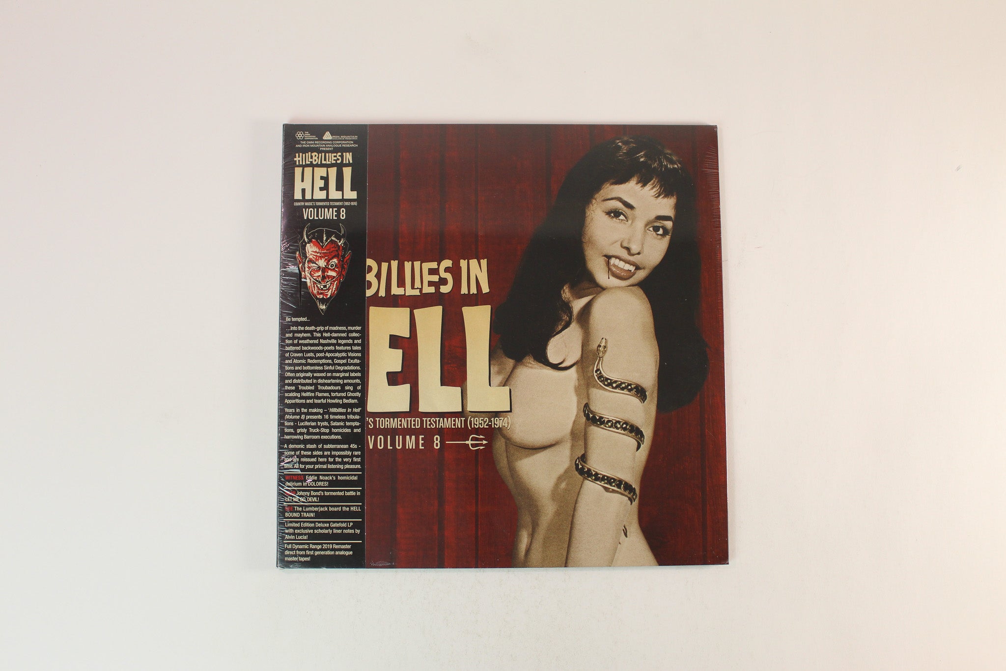 Various - Hillbillies In Hell - Country Music's Tormented Testament (1952-1974) Volume 8 on Omni Recording RSD 2019 Colored Vinyl Sealed