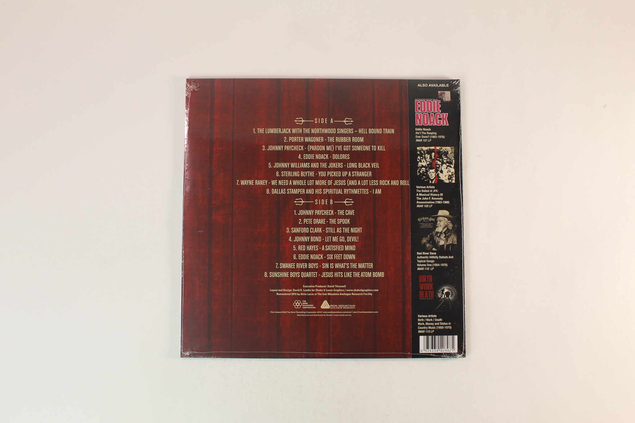 Various - Hillbillies In Hell - Country Music's Tormented Testament (1952-1974) Volume 8 on Omni Recording RSD 2019 Colored Vinyl Sealed