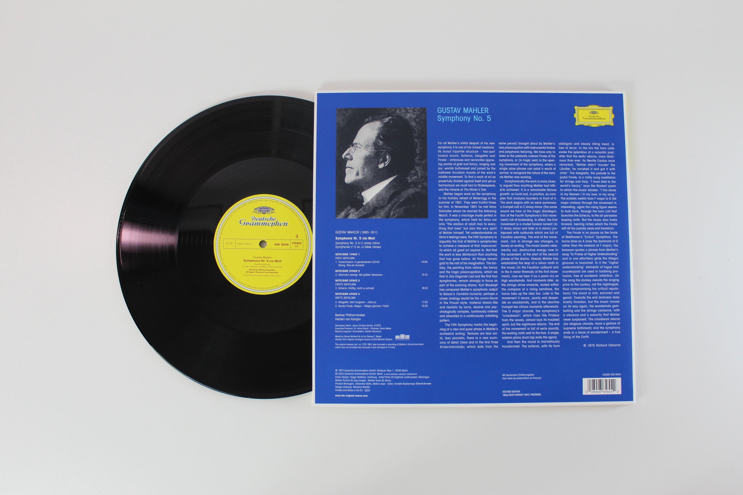 Gustav Mahler, Berliner Philharmoniker, Herbert von Karajan - 5. Symphonie on Deutsche Grammophon Reissue