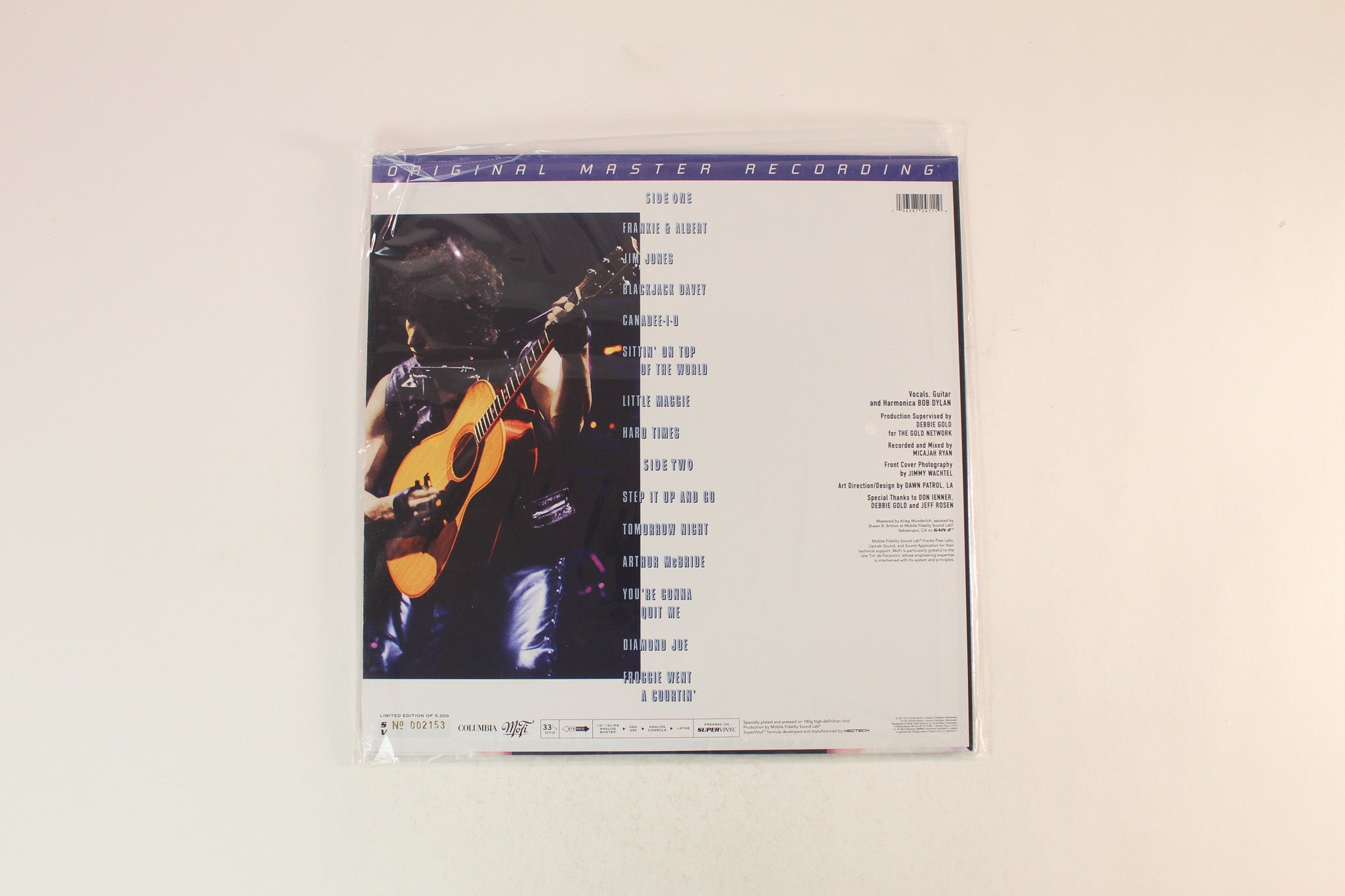 Bob Dylan - Good As I Been To You on Mobile Fidelity Sound Lab Ltd Numbered Reissue Sealed
