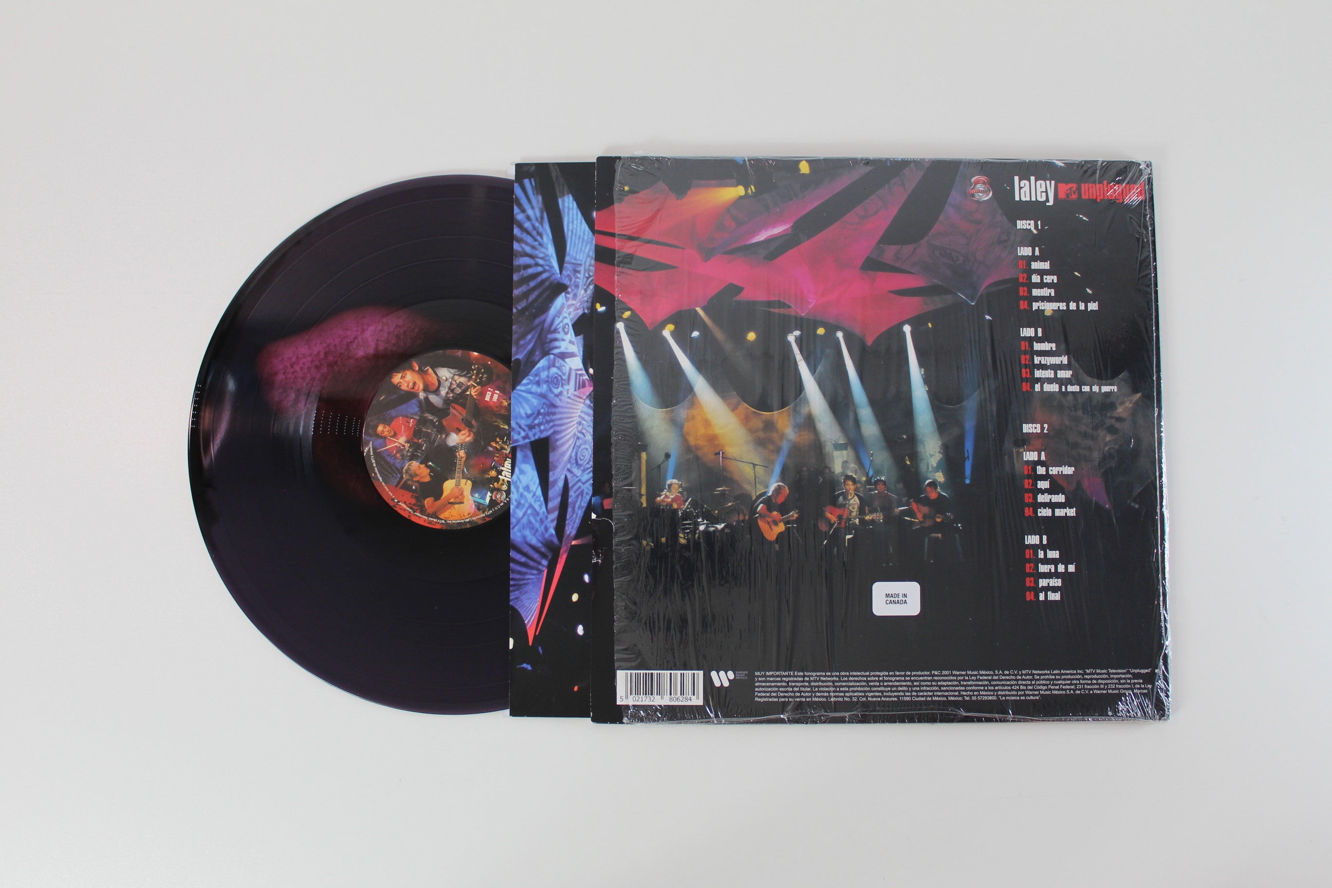 La Ley - MTV Unplugged on Warner Music Latina Black & Purple Vinyl