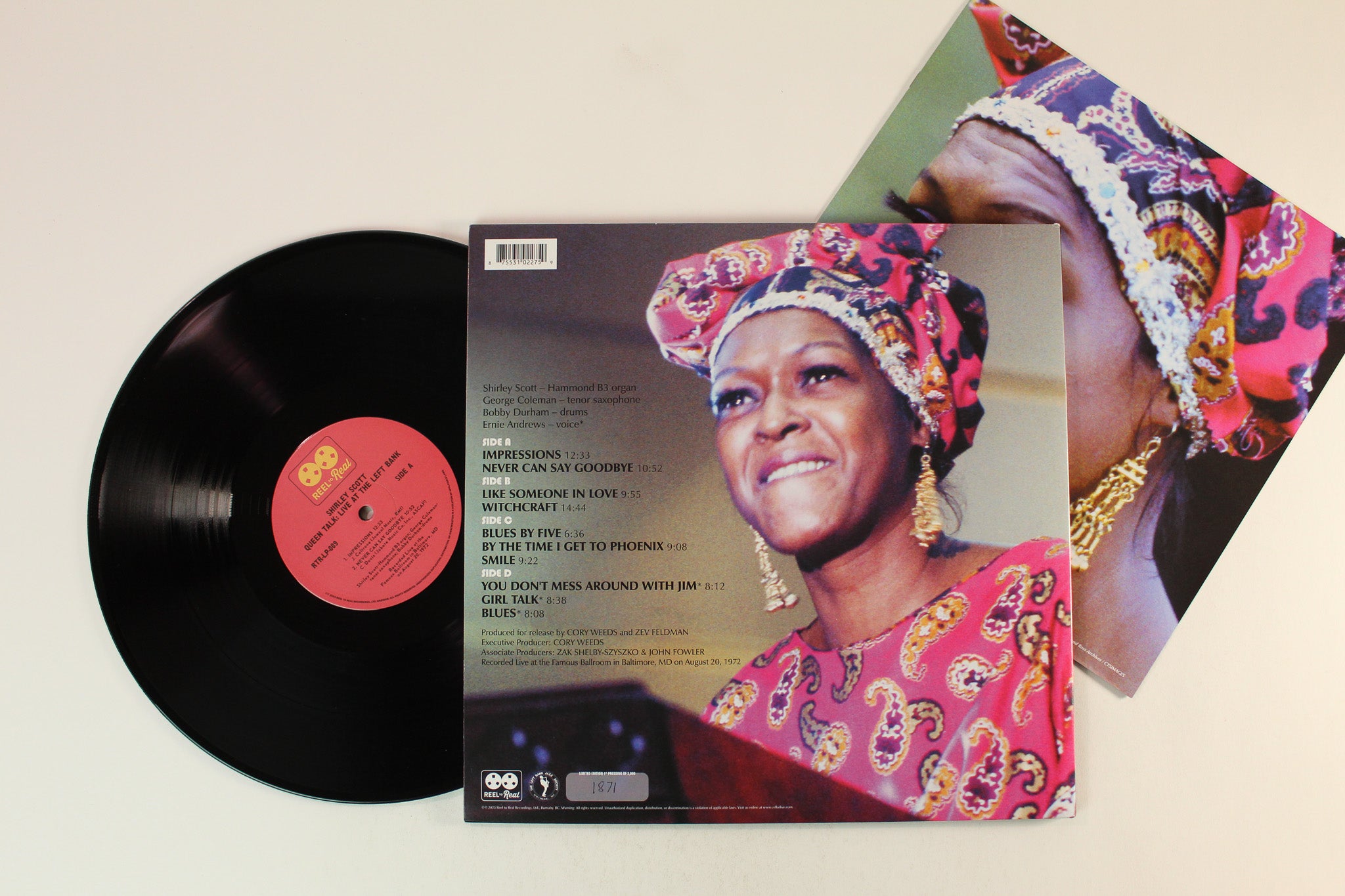 Shirley Scott - Queen Talk: Live At The Left Bank on Reel to Real RSD 2023 Ltd Numbered