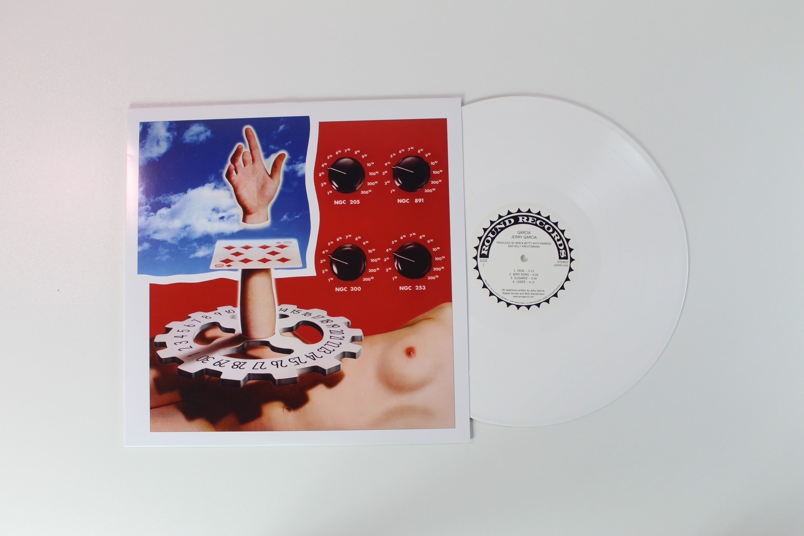 Jerry Garcia - Garcia Ltd. Numbered White Vinyl Reissue on Round Records