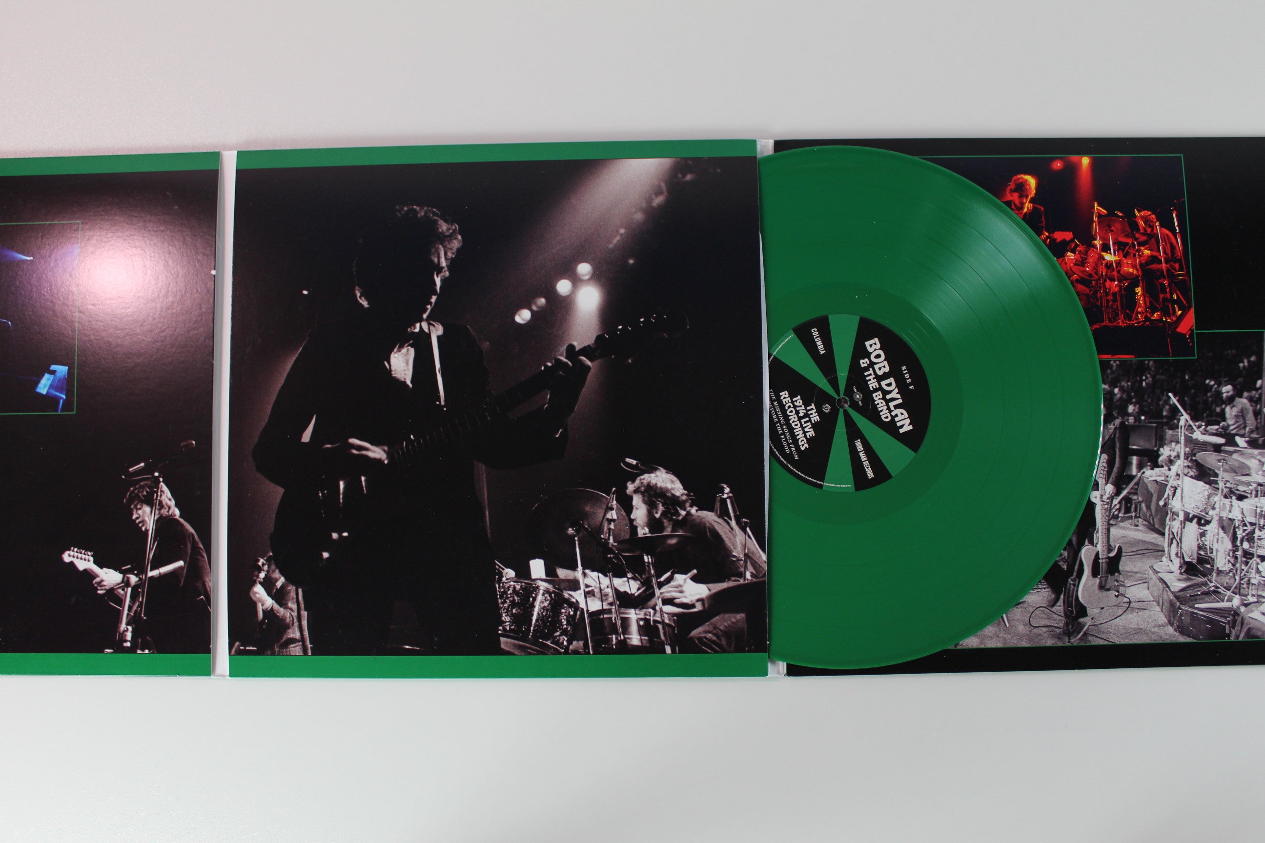 Bob Dylan - The 1974 Live Recordings (The Missing Songs From Before The Flood) on Third Man Records Green Vinyl