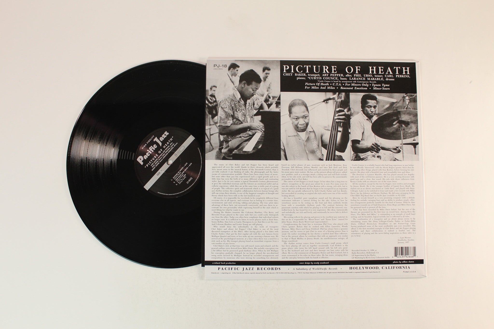 Chet Baker - Picture Of Heath on Pacific Jazz Blue Note Tone Poet Series Reissue
