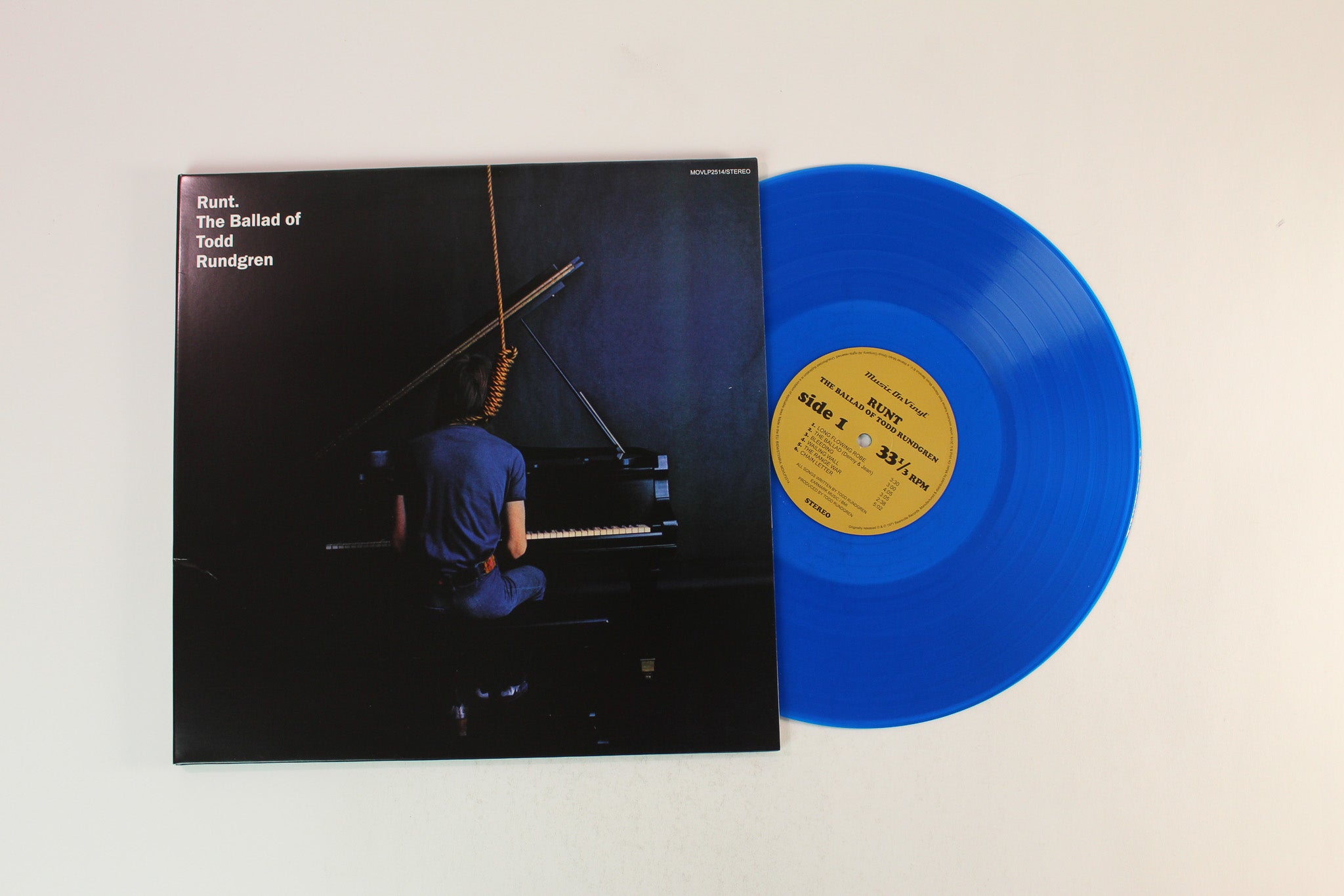 Todd Rundgren - Runt. The Ballad Of Todd Rundgren on Music on Vinyl Ltd Numbered Blue Vinyl Reissue