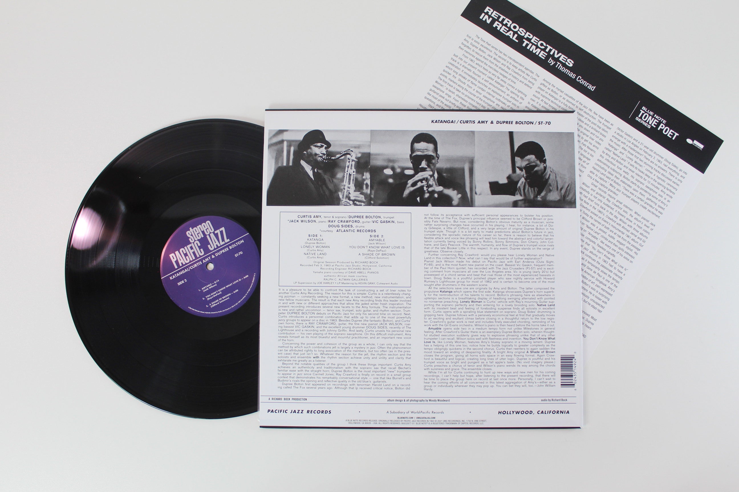 Curtis Amy, Dupree Bolton - Katanga! on Pacific Jazz/Blue Note Tone Poet Series Reissue