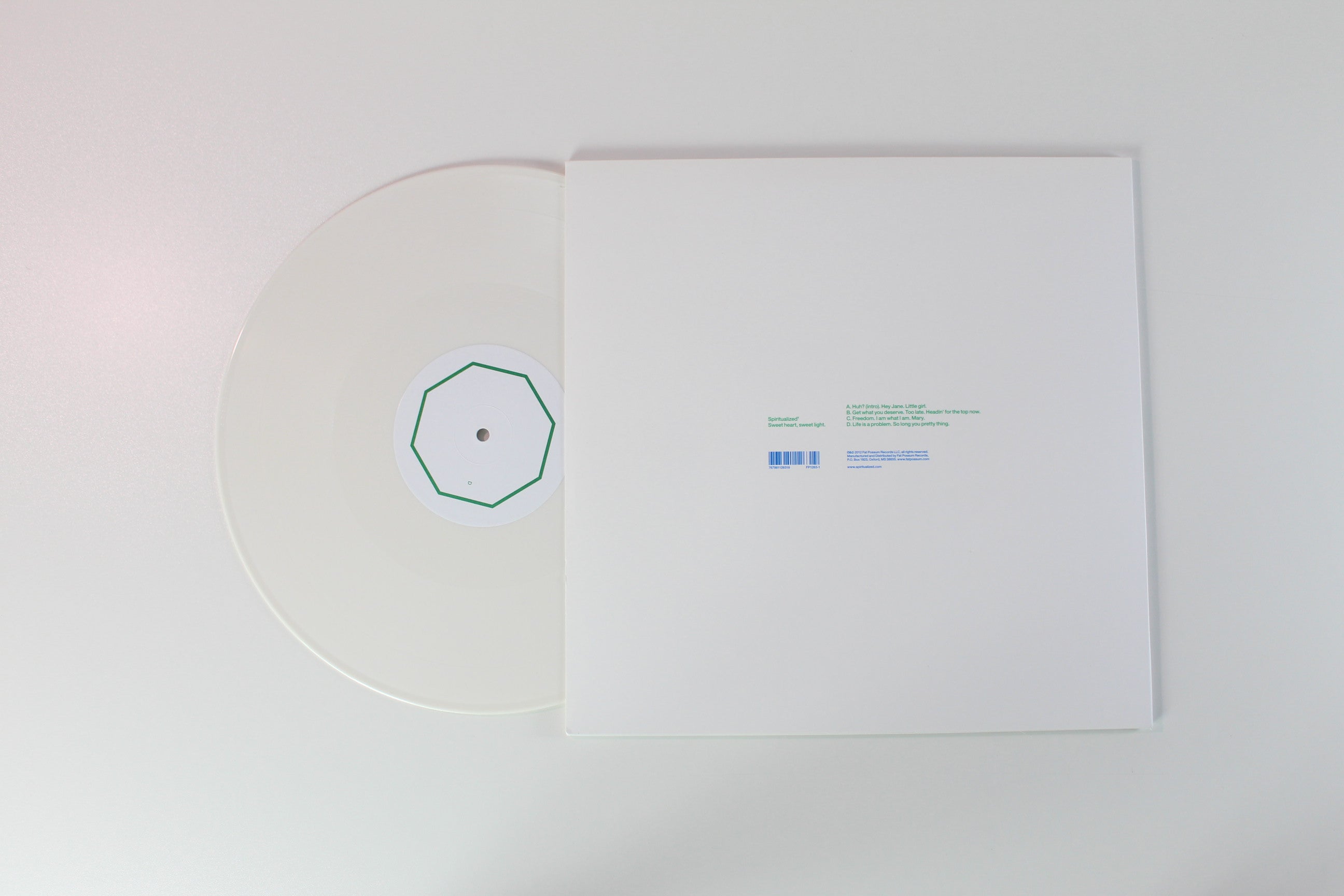 Spiritualized - Sweet Heart, Sweet Light Ltd. White Vinyl on Fat Possum Records