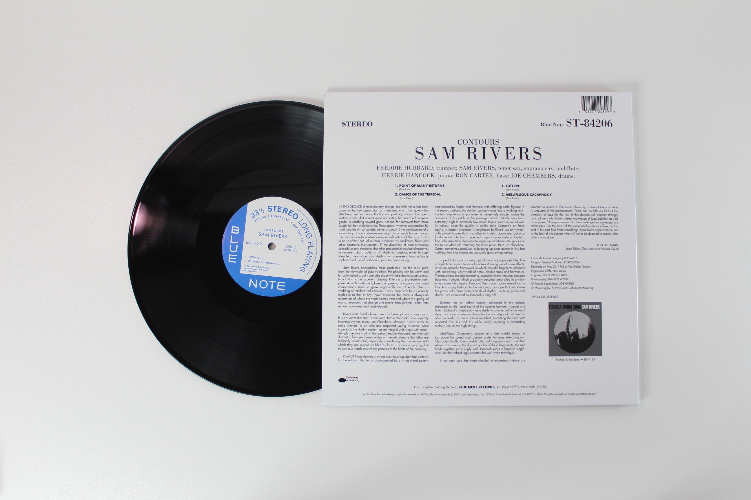 Sam Rivers - Contours on Blue Note Tone Poet Series Reissue