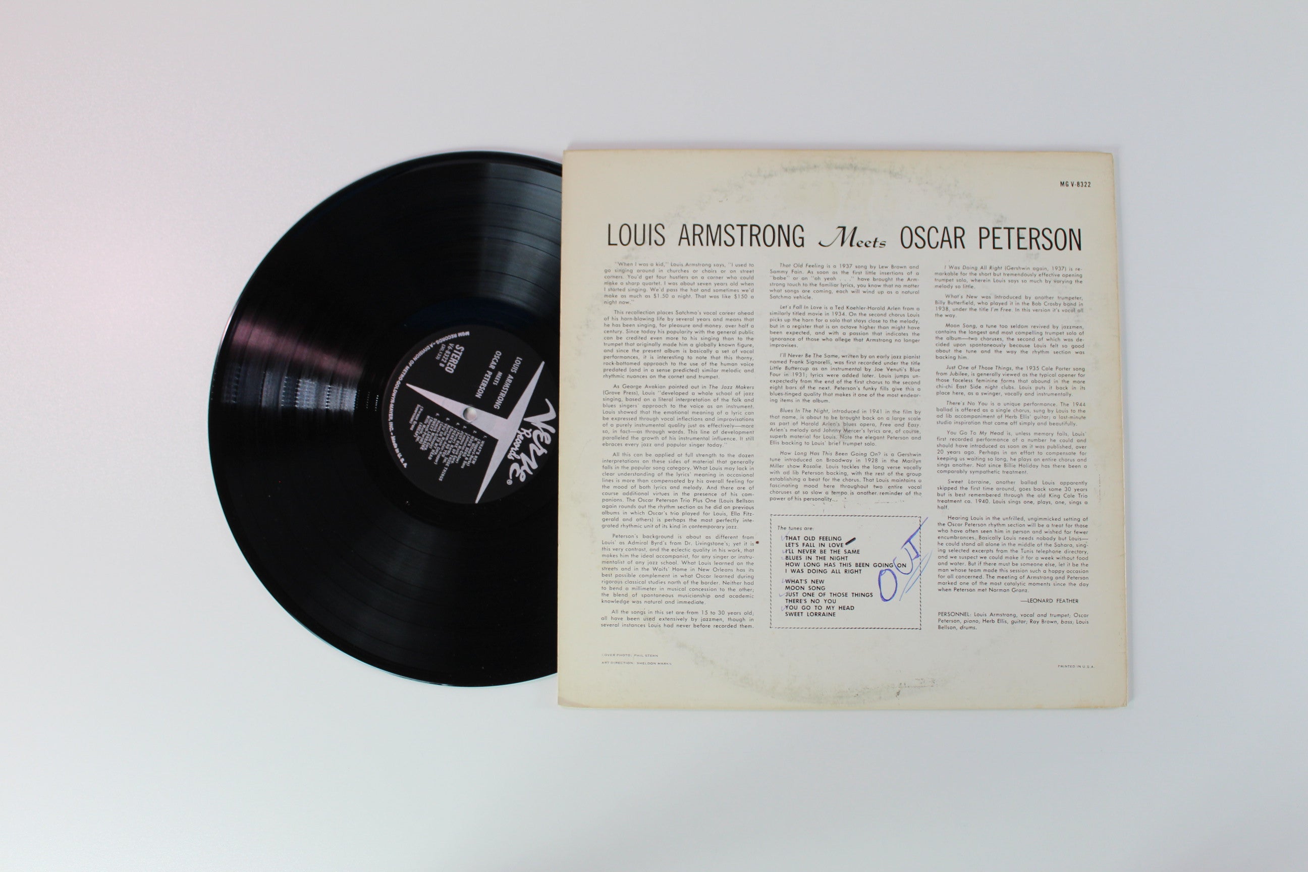 Louis Armstrong - Louis Armstrong Meets Oscar Peterson on Verve Records