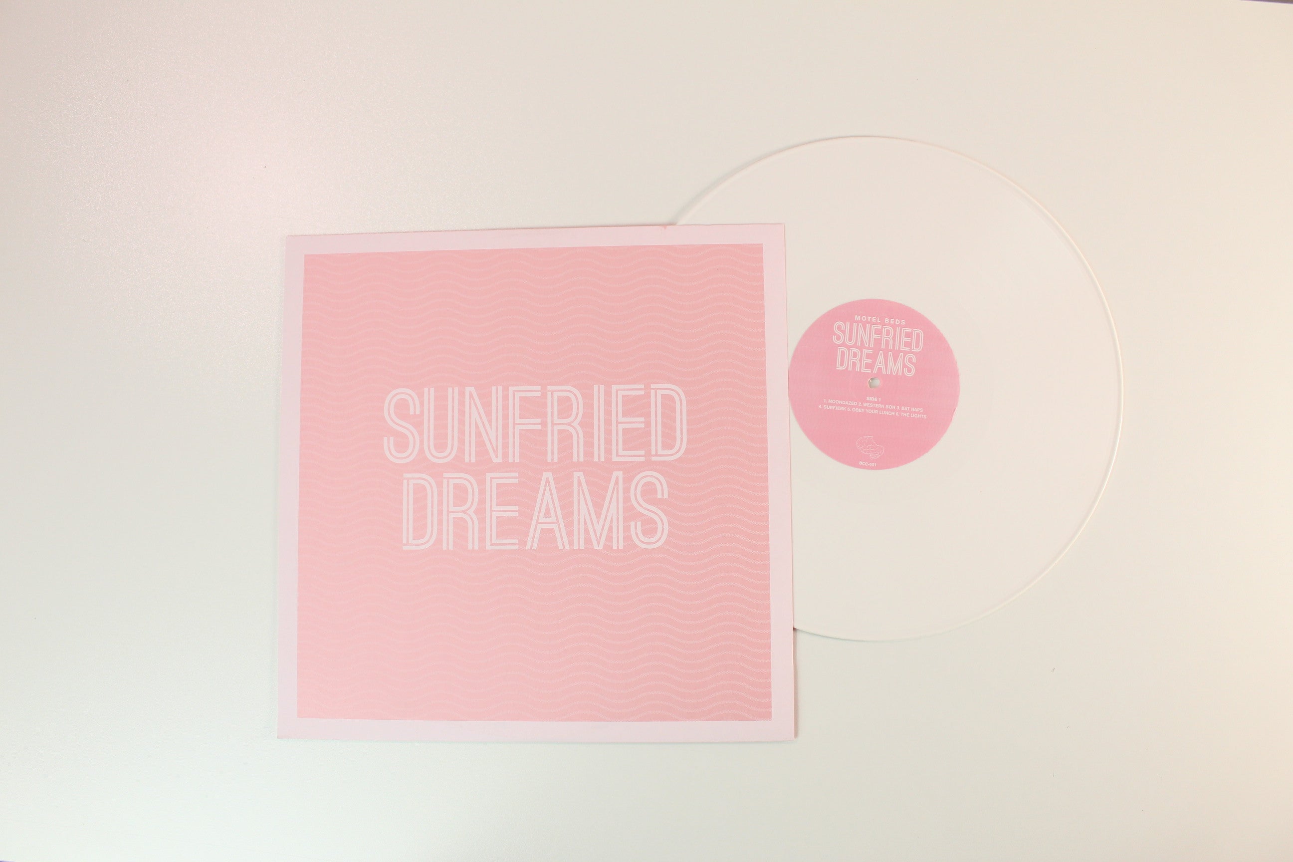 Motel Beds - Sunfried Dreams on Brain Candy Creative - White Vinyl