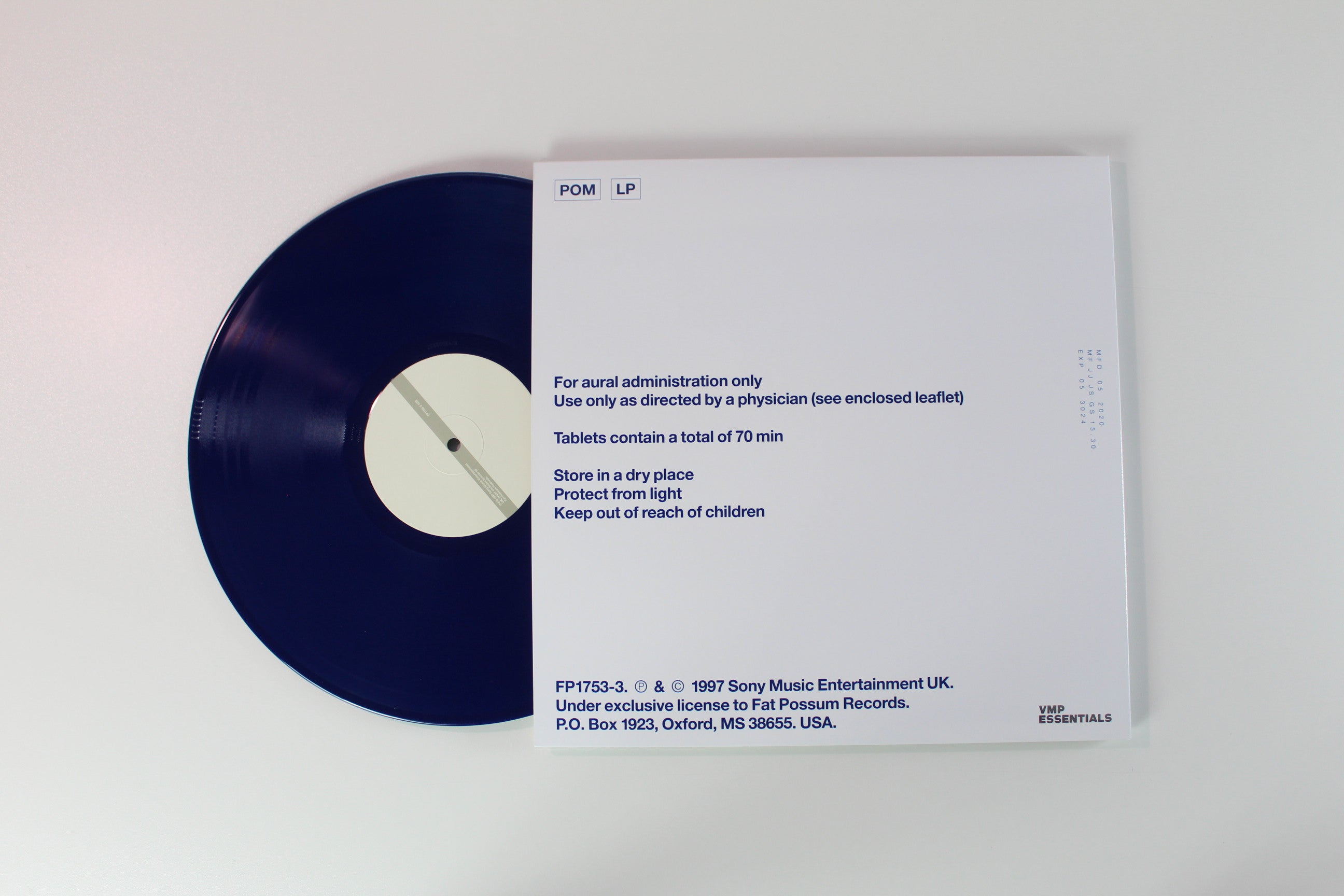 Spiritualized - Ladies And Gentlemen We Are Floating In Space Reissue on Deep Space Blue Vinyl Me, Please Essentials