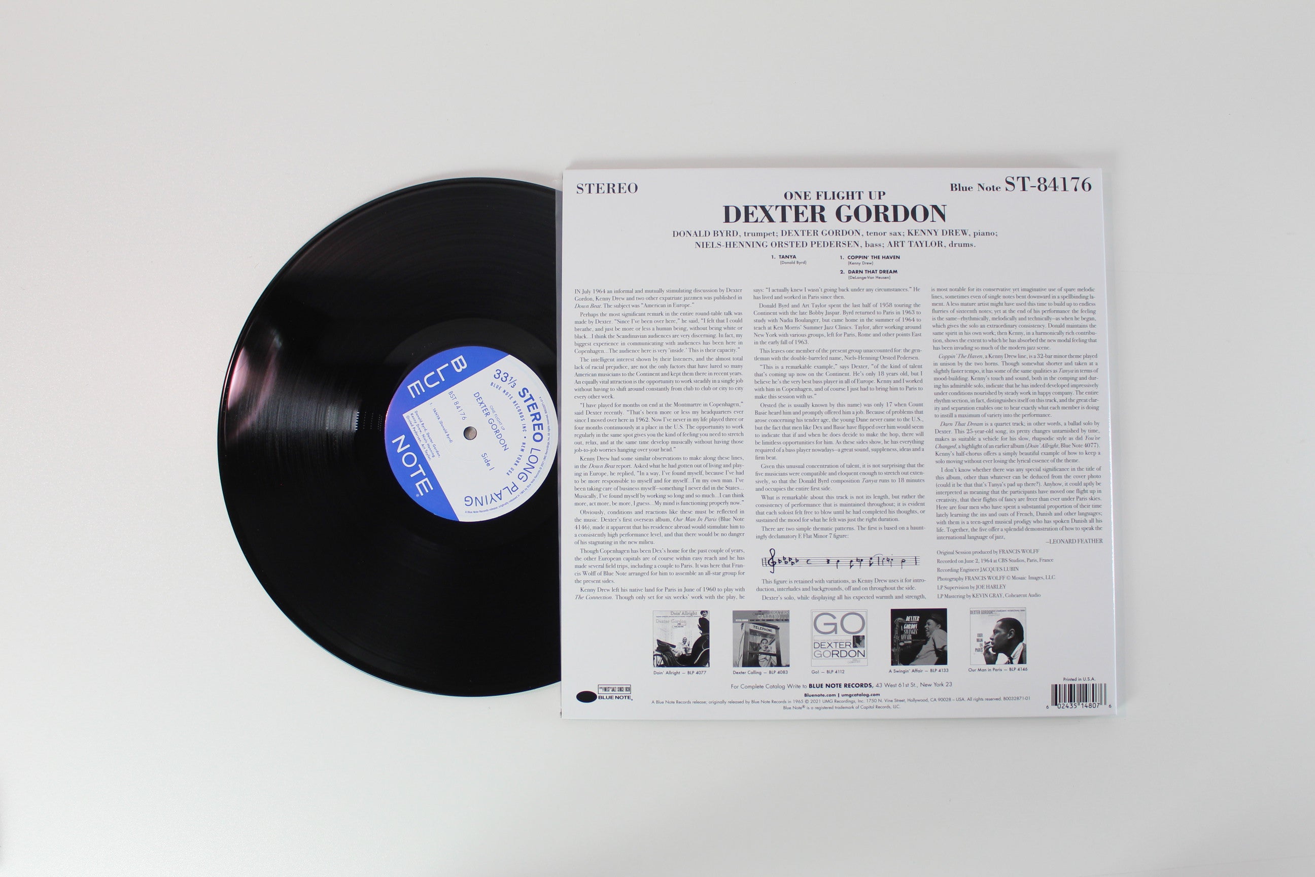 Dexter Gordon - One Flight Up on Blue Note Tone Poet Series Reissue