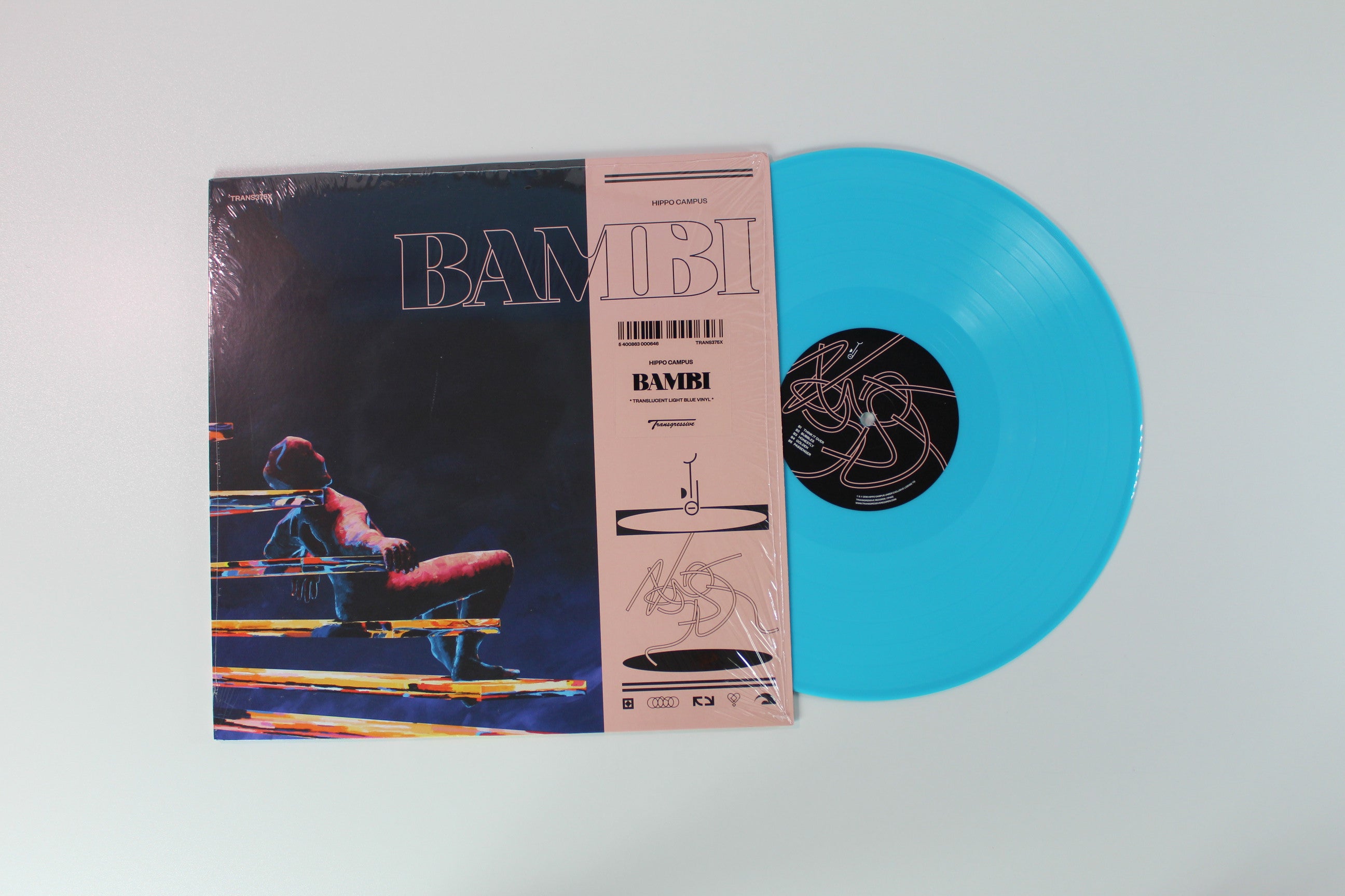 Hippo Campus - Bambi Ltd. Translucent Light Blue Vinyl on Transgressive Records