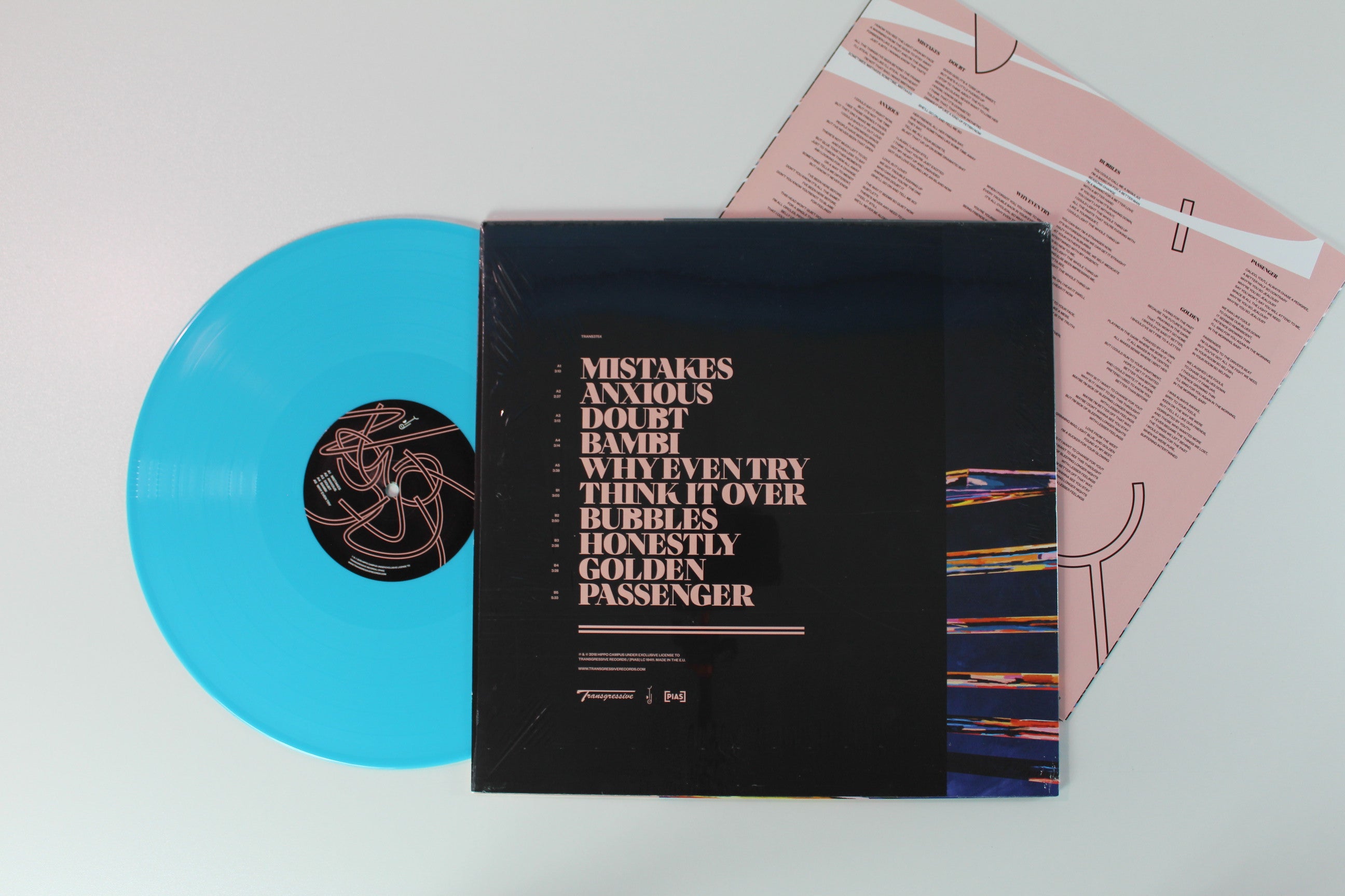 Hippo Campus - Bambi Ltd. Translucent Light Blue Vinyl on Transgressive Records