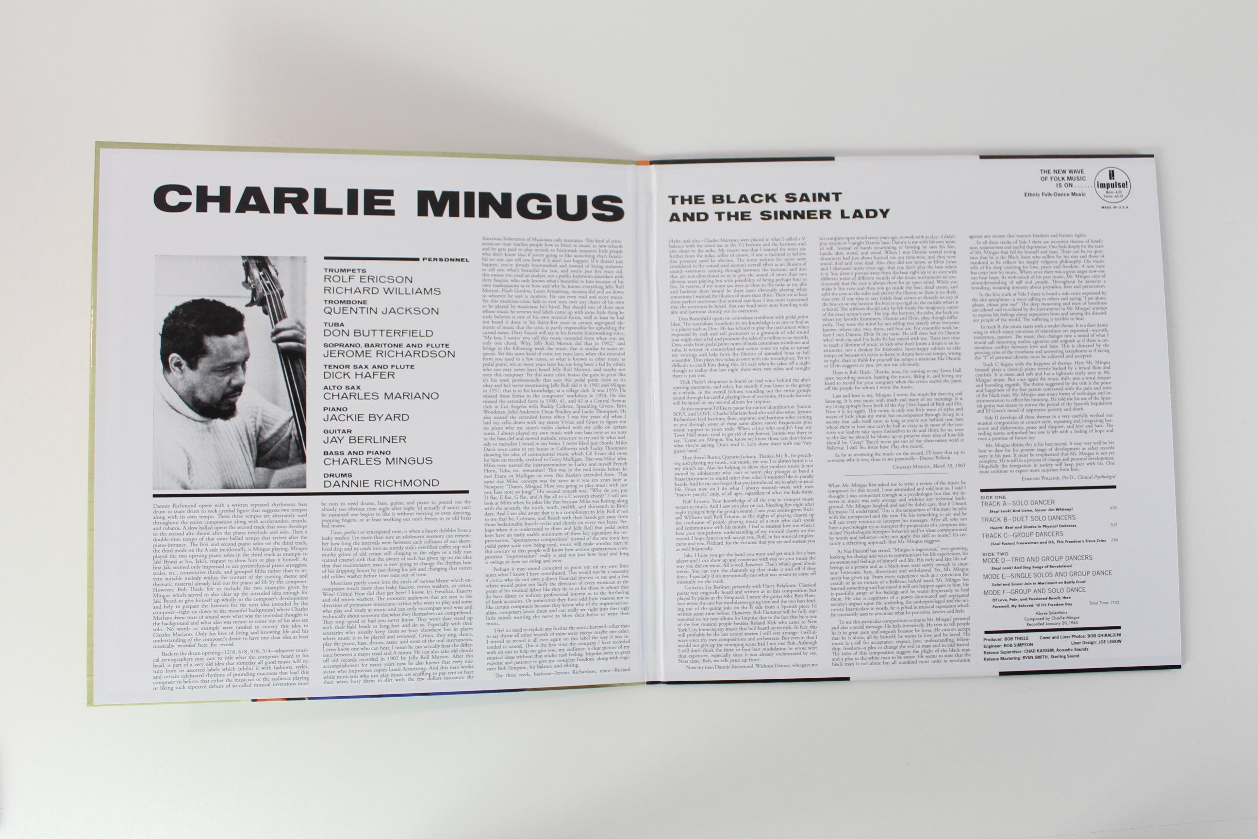 Charles Mingus - The Black Saint And The Sinner Lady on Impulse!/Acoustic Sounds Series Reissue