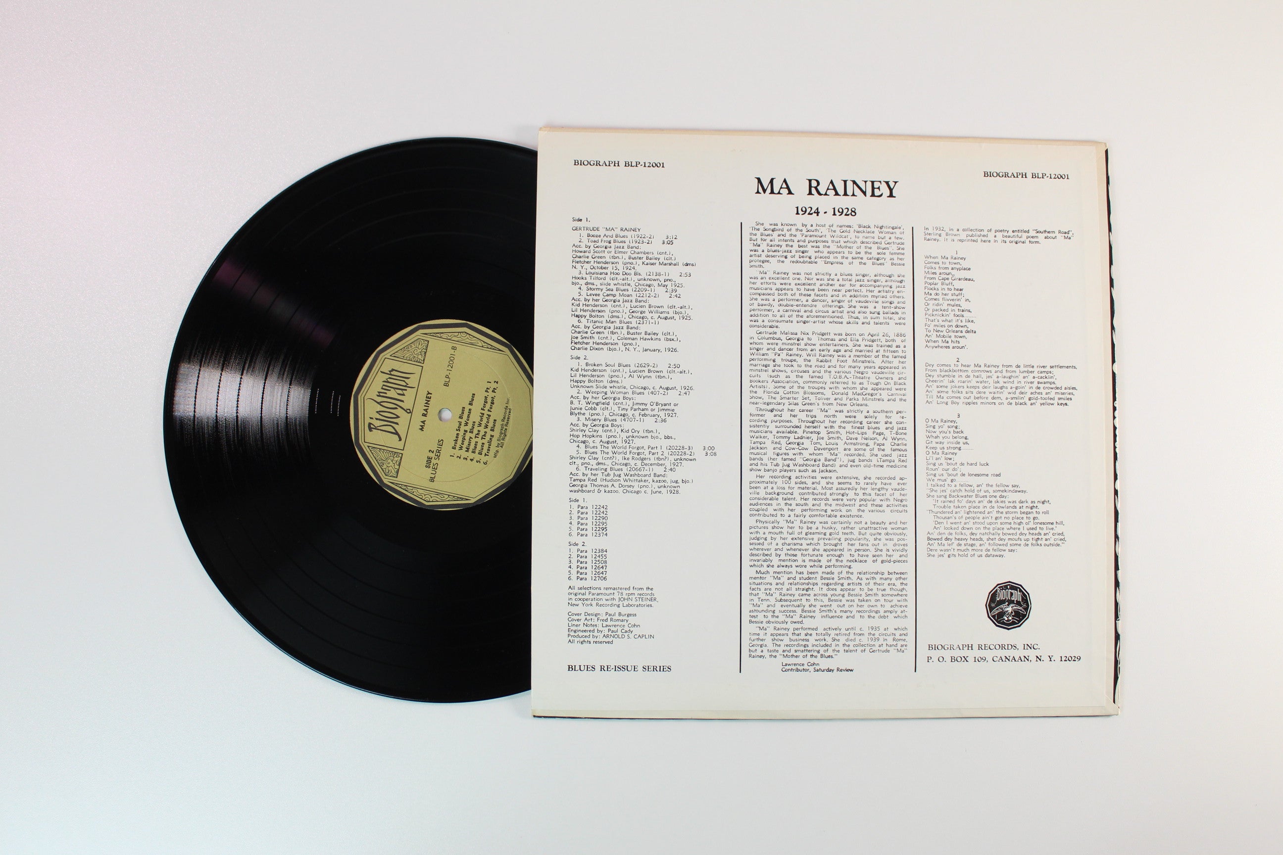 Ma Rainey And Her Georgia Band - Blues The World Forgot on Biograph