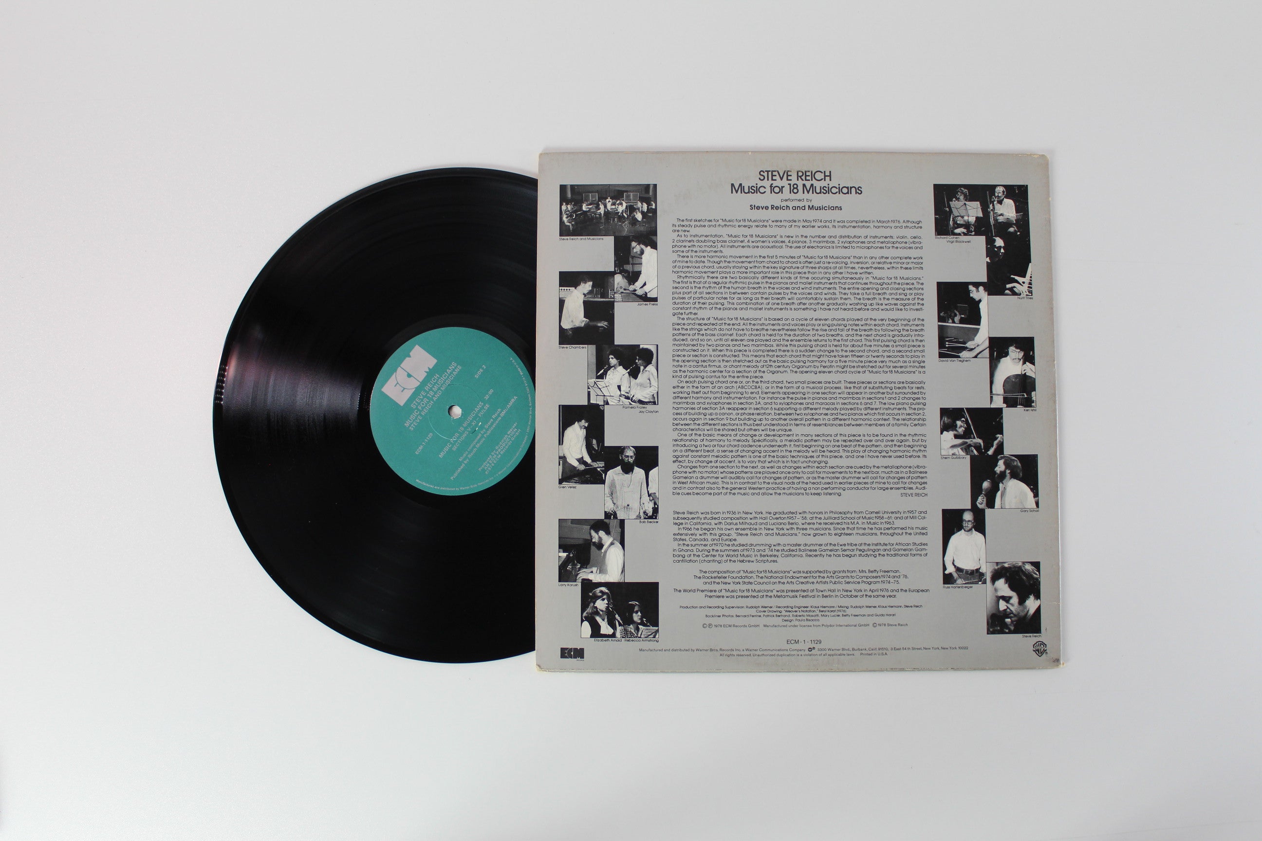 Steve Reich - Music For 18 Musicians on ECM Records