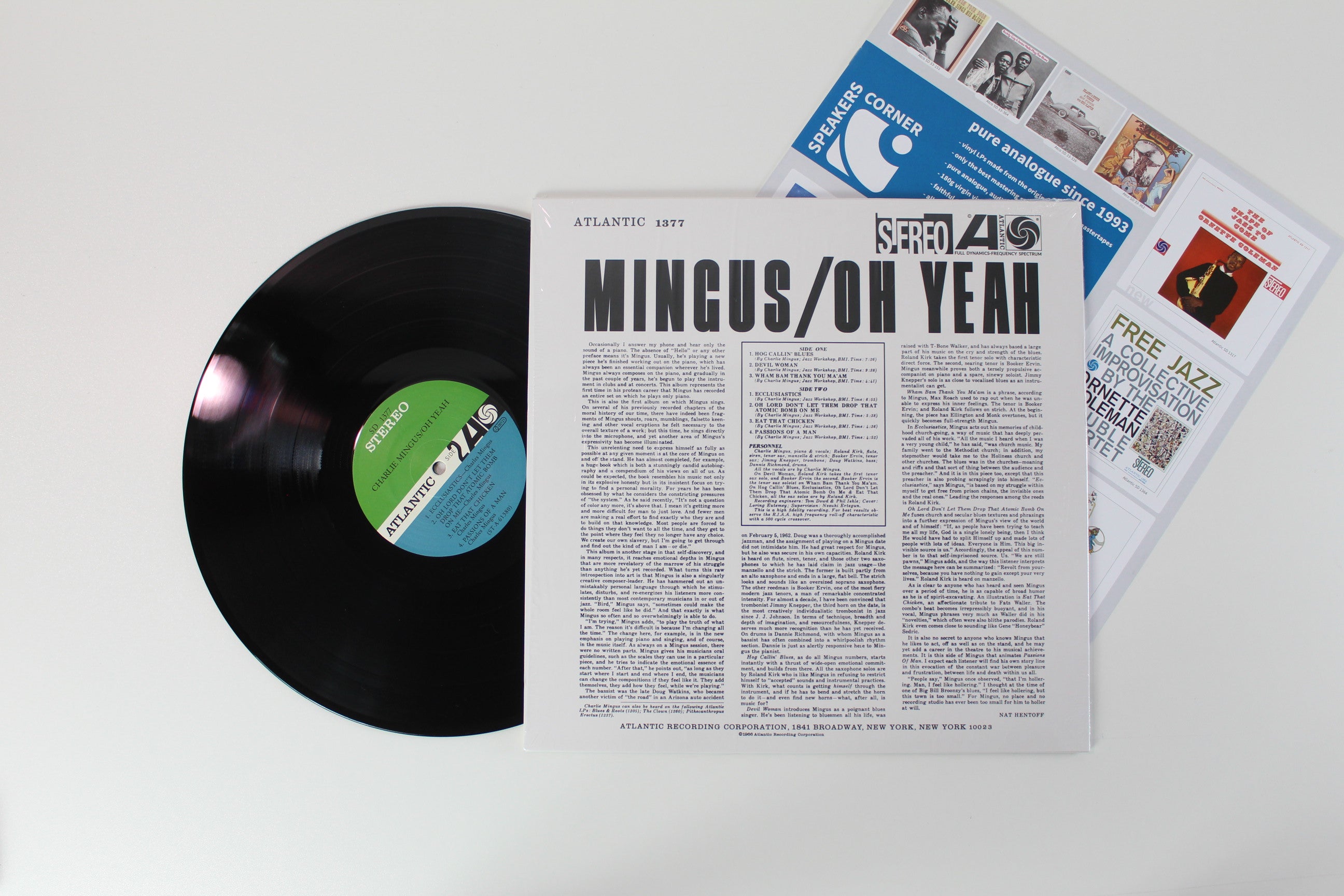 Charles Mingus - Oh Yeah on Atlantic/Speakers Corner Records Reissue