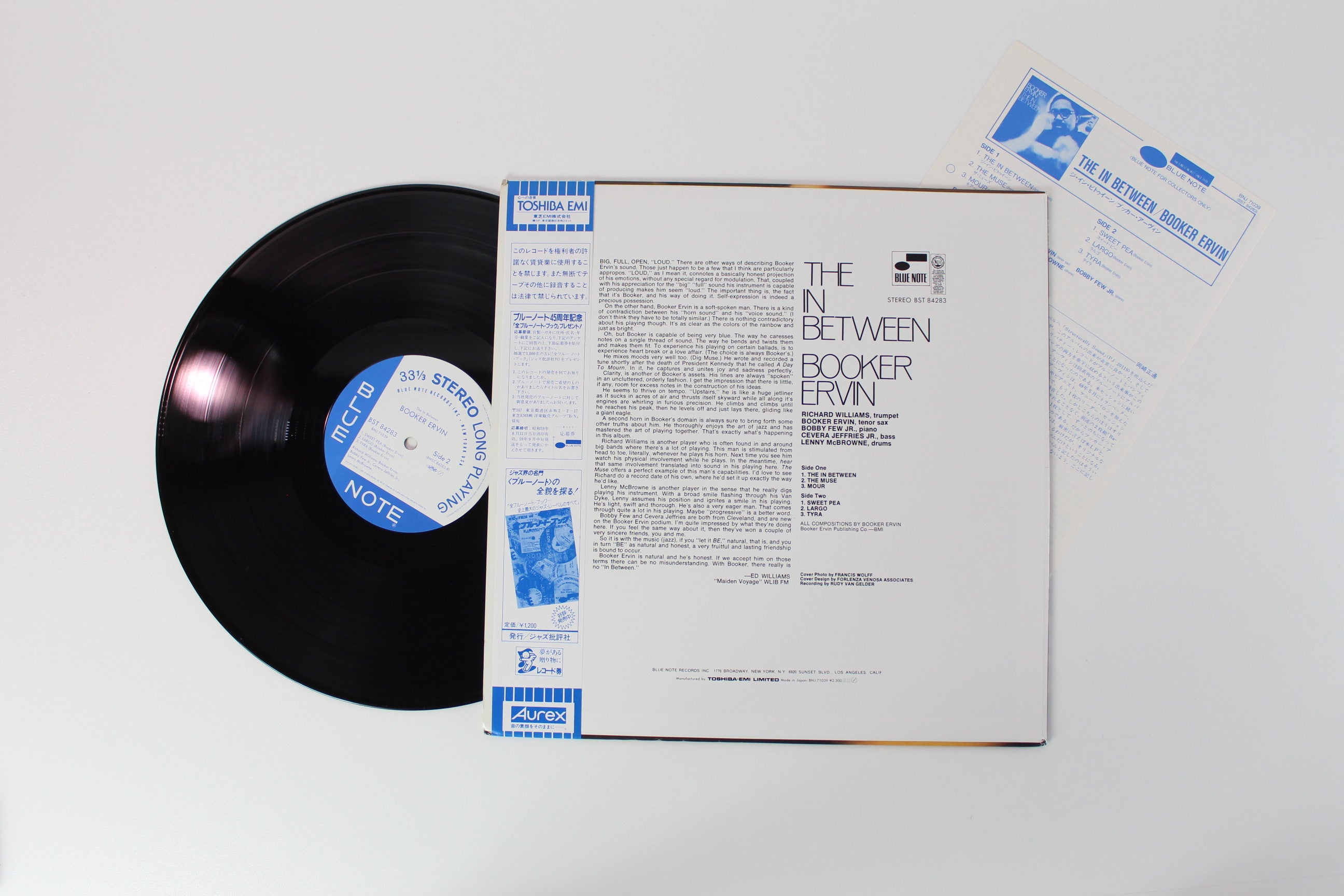 Booker Ervin - The In Between on Blue Note Japanese Reissue