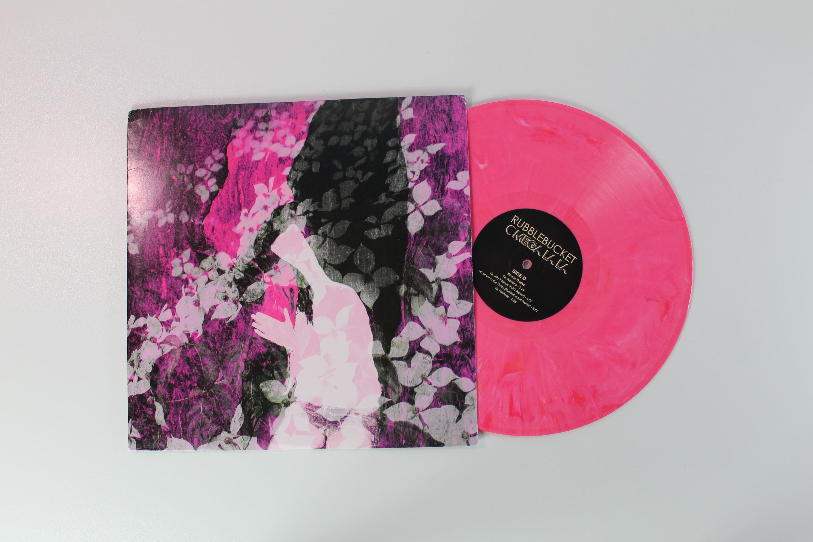 Rubblebucket - Omega La La on Pink Marble Vinyl on MRI Associated Labels
