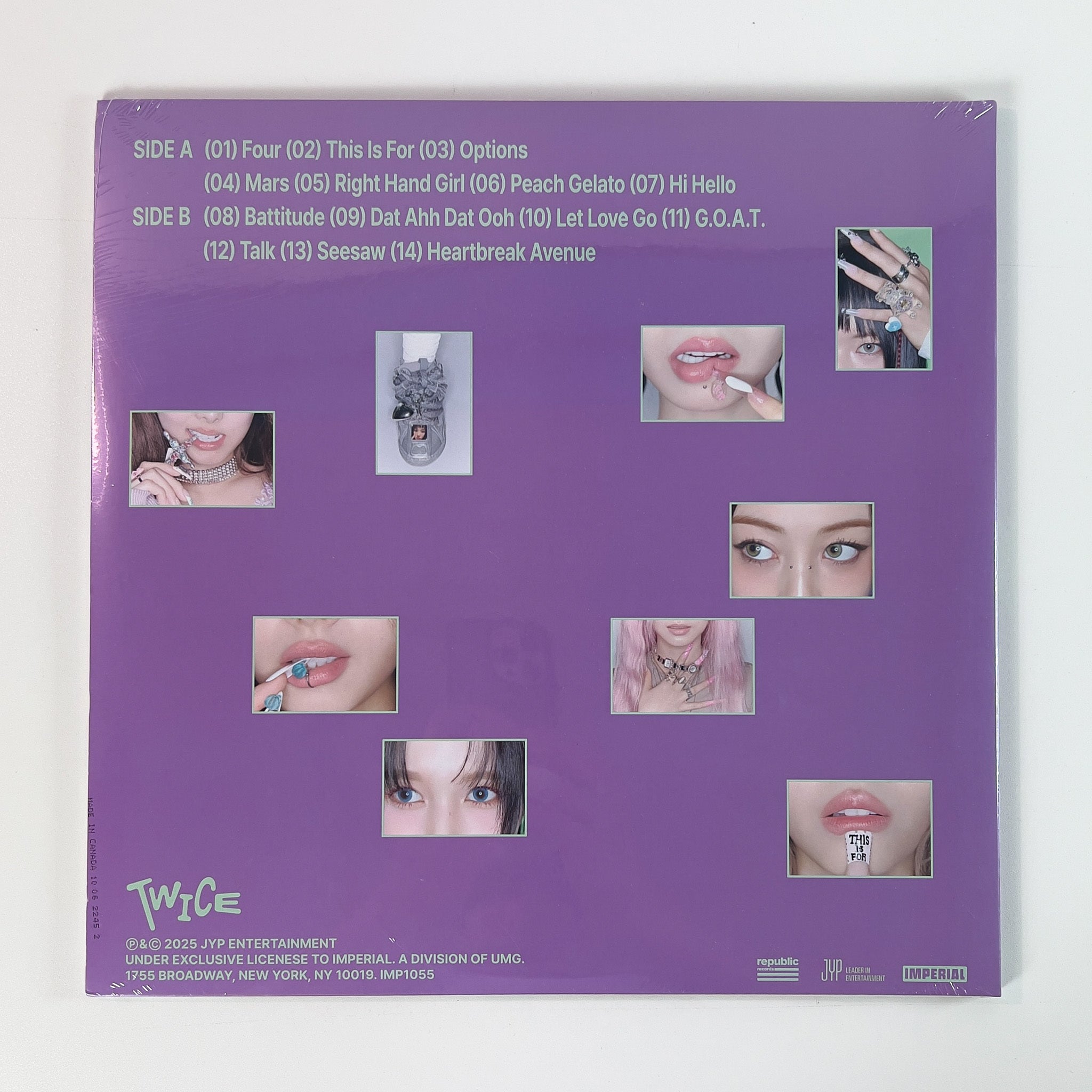 TWICE - THIS IS FOR [Dragonfruit Glitter Vinyl]