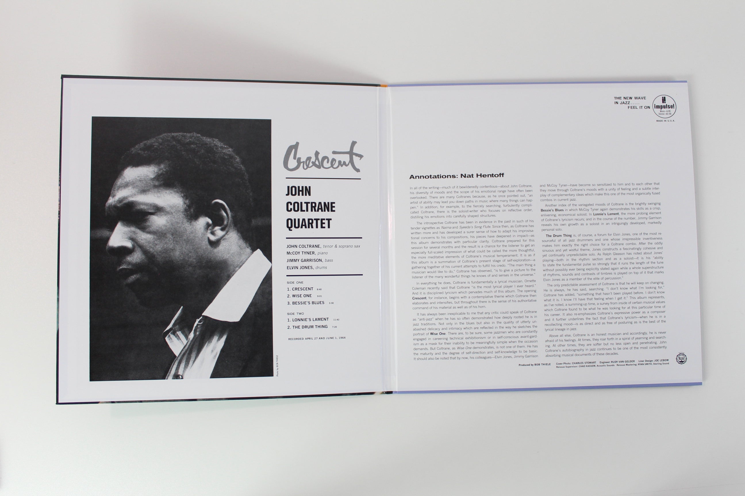 The John Coltrane Quartet - Crescent on Impulse! Acoustic Sounds Series Reissue