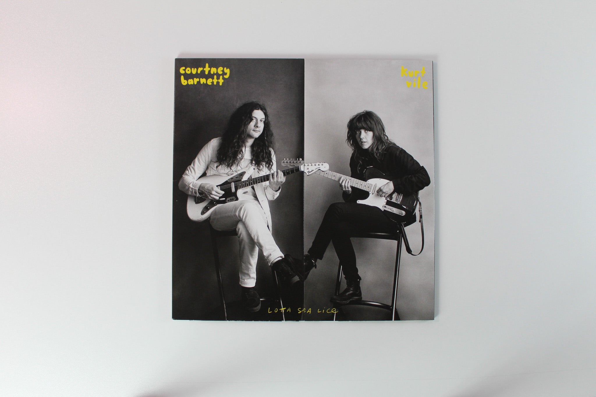 Courtney Barnett and Kurt Vile - Lotta Sea Lice on Milk Records Ltd Yellow