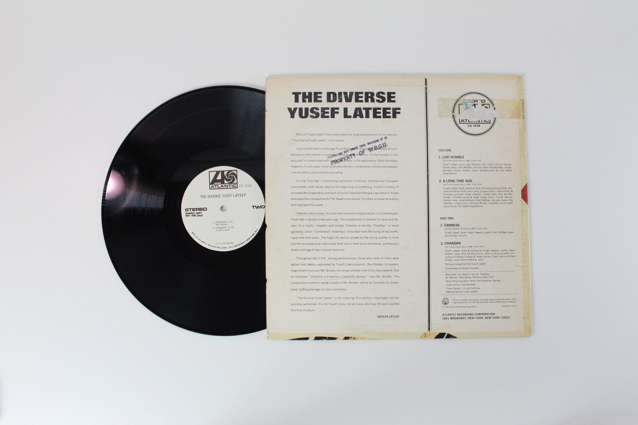 Yusef Lateef - The Diverse Yusef Lateef on Atlantic Promo
