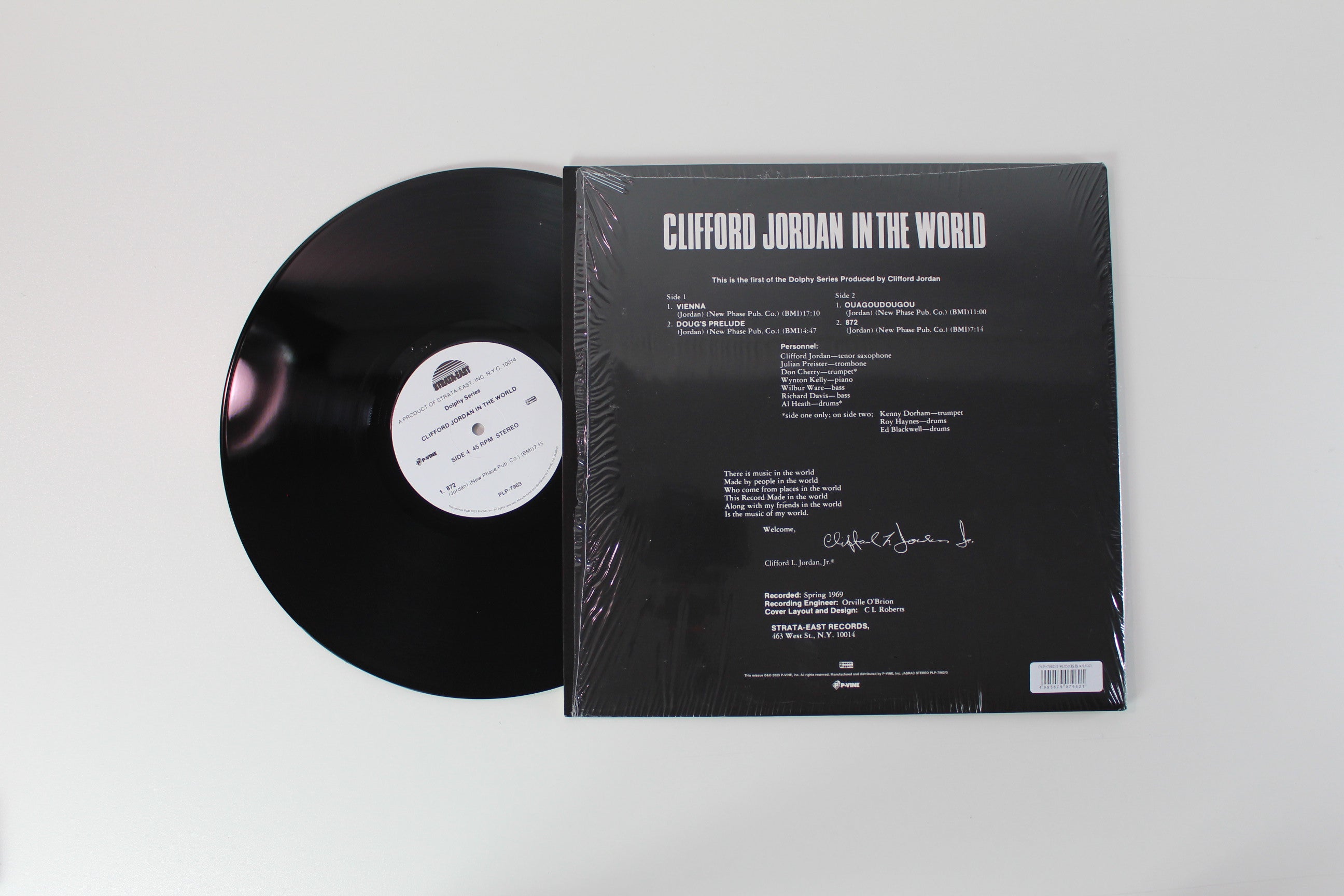 Clifford Jordan - Clifford Jordan In The World on P-Vine Records Ltd. Japanese Reissue
