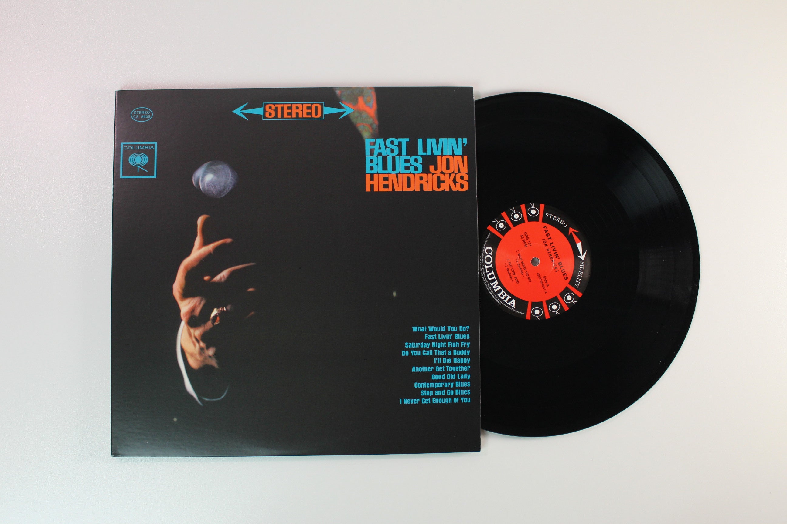 Jon Hendricks - Fast Livin' Blues on ORG Ltd Numbered 180 Gram Reissue