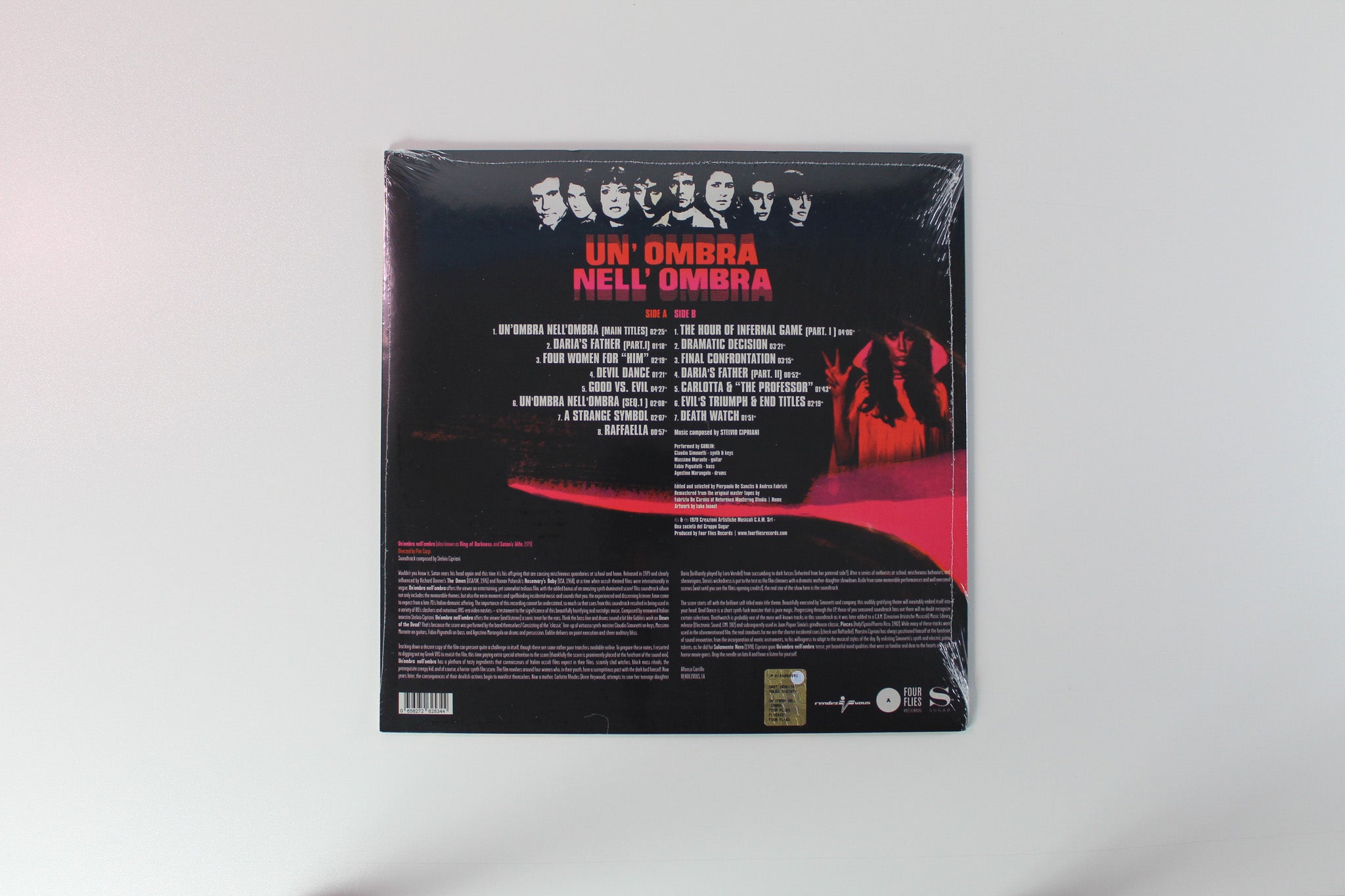 Stelvio Cipriani - Un'Ombra Nell'Ombra ('Ring Of Darkness') on Four Flies Ltd 180 Gram Reissue Sealed