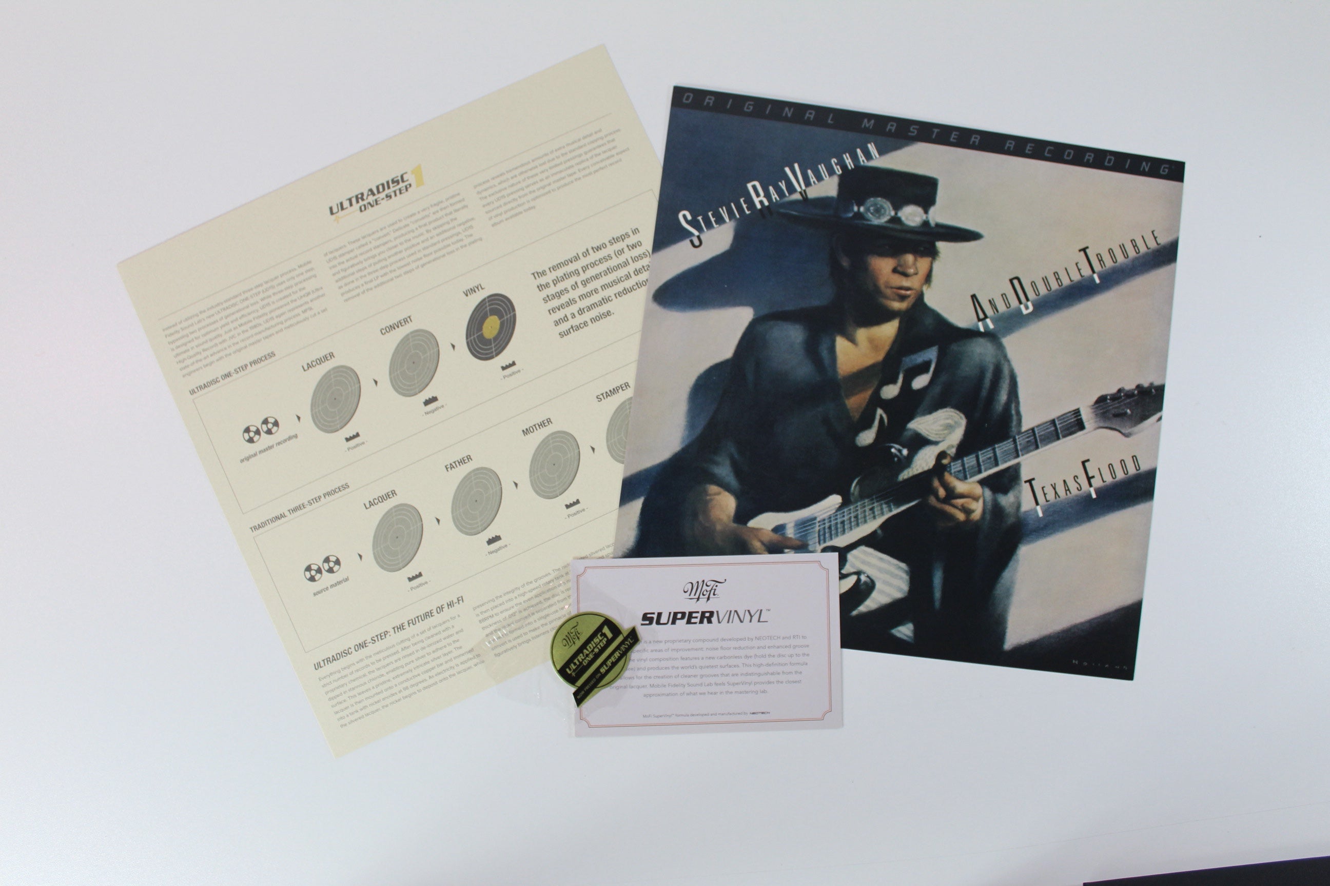 Stevie Ray Vaughan & Double Trouble - Texas Flood on Mobile Fidelity Sound Lab 2 X 12" 45 RPM Ltd Numbered Box Set Reissue