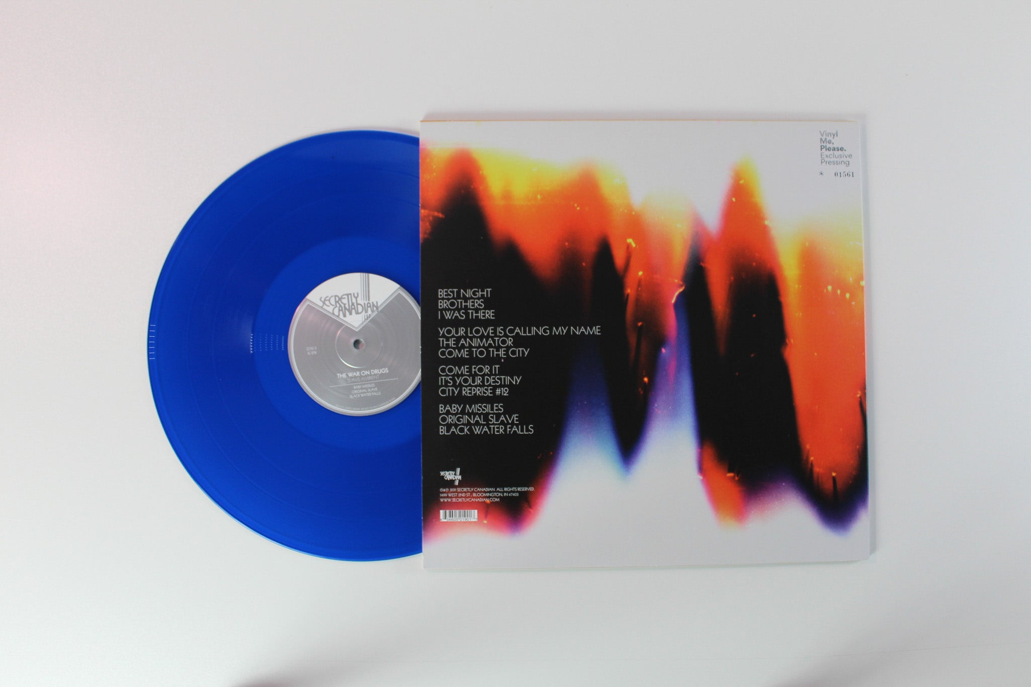 The War On Drugs - Slave Ambient on Secretly Canadian Vinyl Me Please 2 X 12" 45 RPM Ltd Numbered Blue Vinyl Reissue