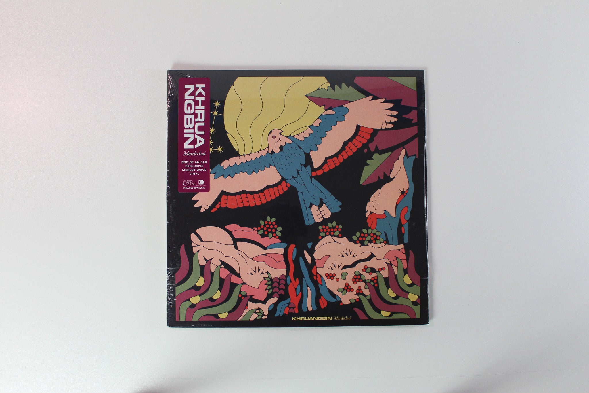 Khruangbin - Mordechai on Dead Oceans Ltd Red/Purple Merlot Wave Vinyl Sealed