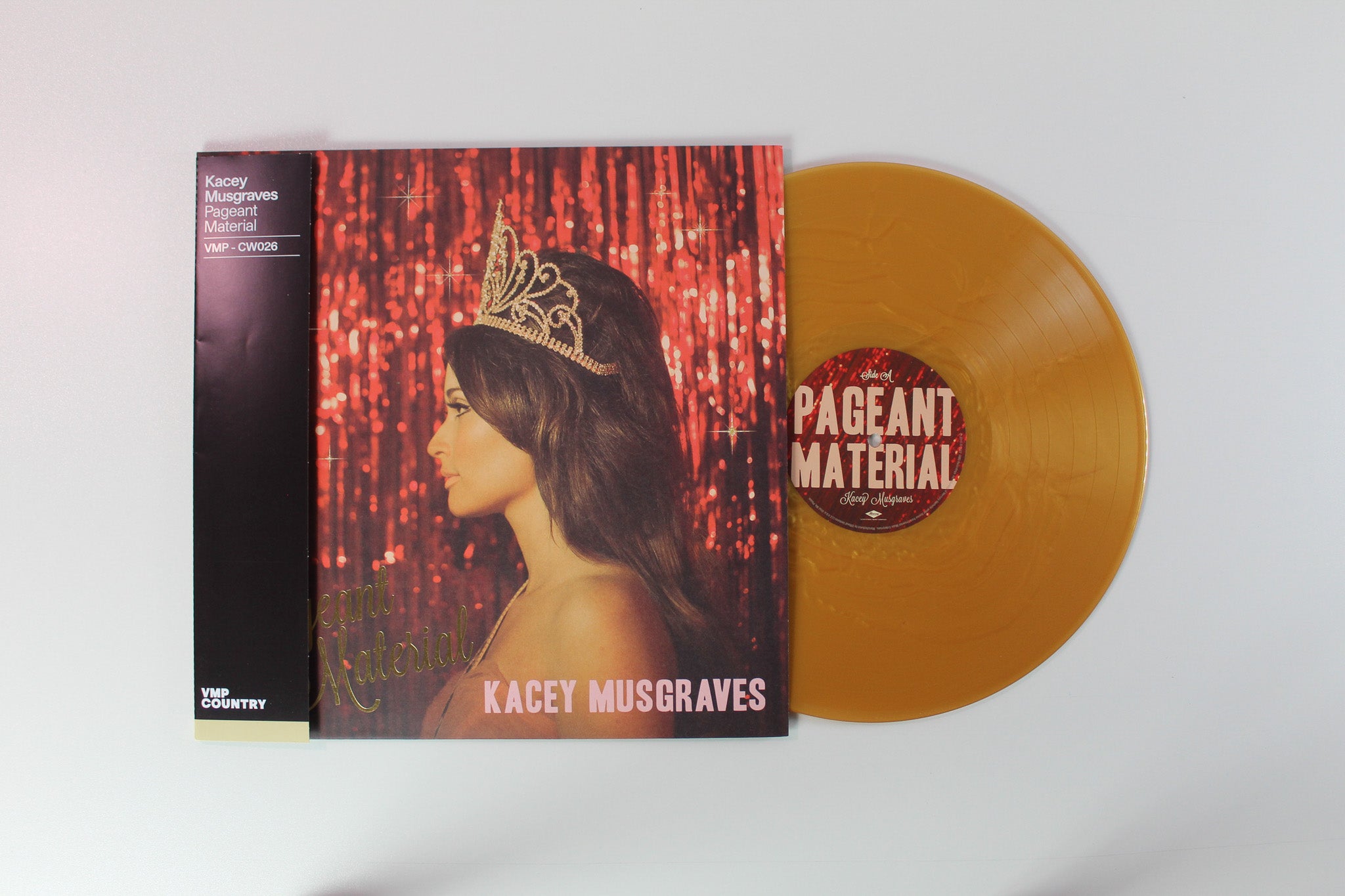 Kacey Musgraves - Pageant Material on Mercury Vinyl Me Please 180 Gram Gold Nugget Vinyl Reissue