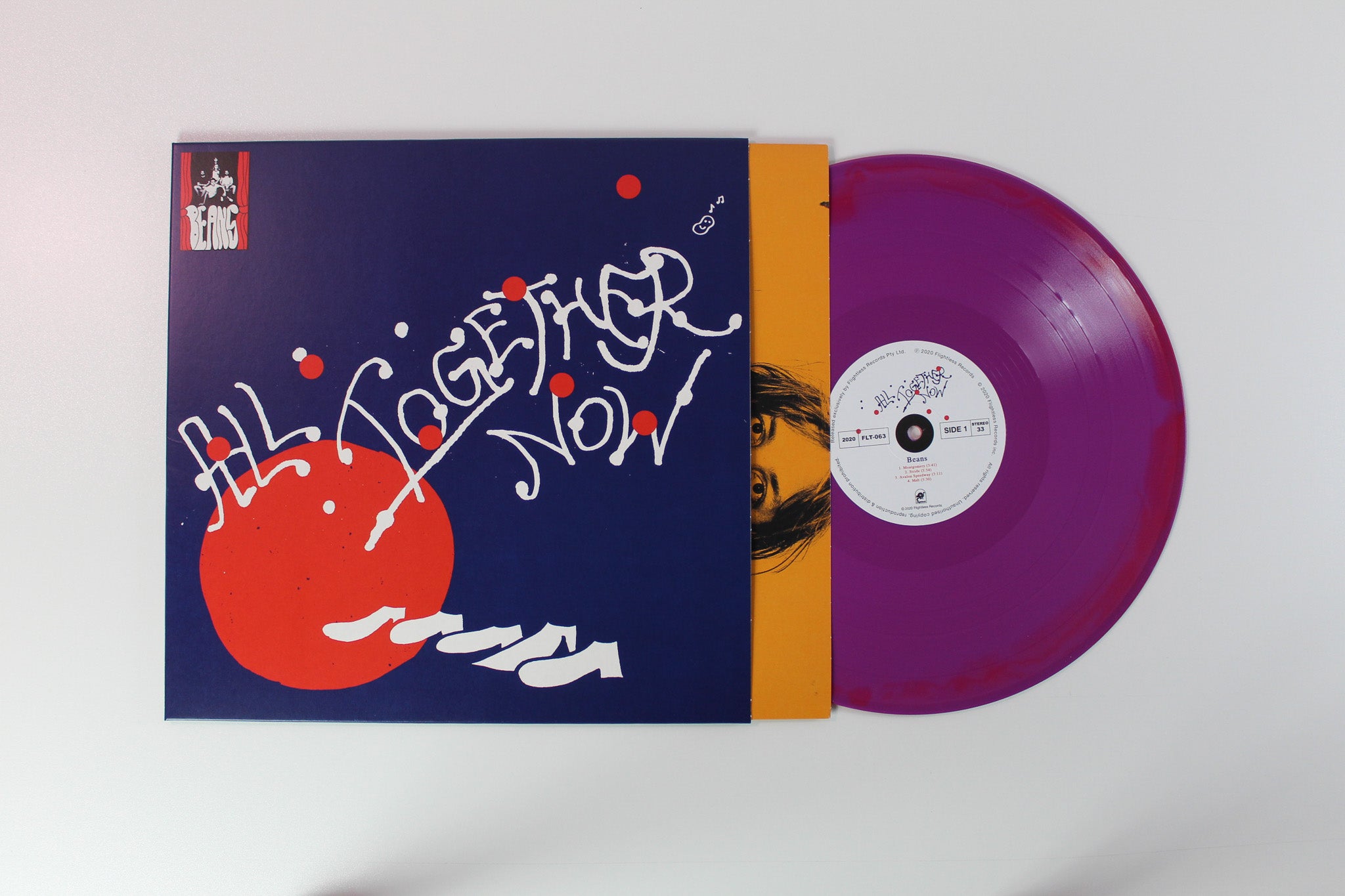 Baked Beans - All Together Now on Flightless Ltd Purple & Magenta Vinyl
